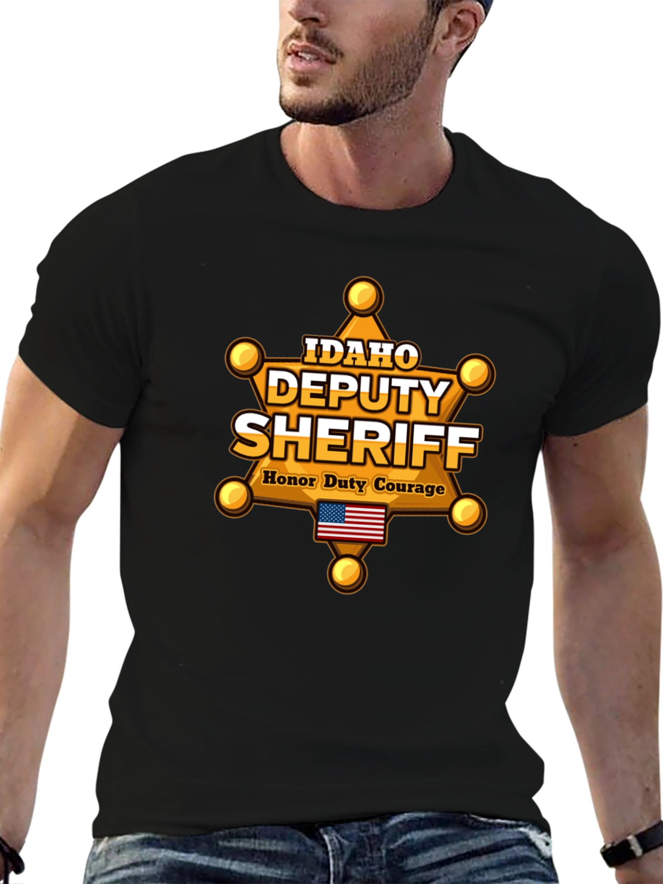 Idaho Deputy Sheriff T-Shirt - Honor Duty Courage