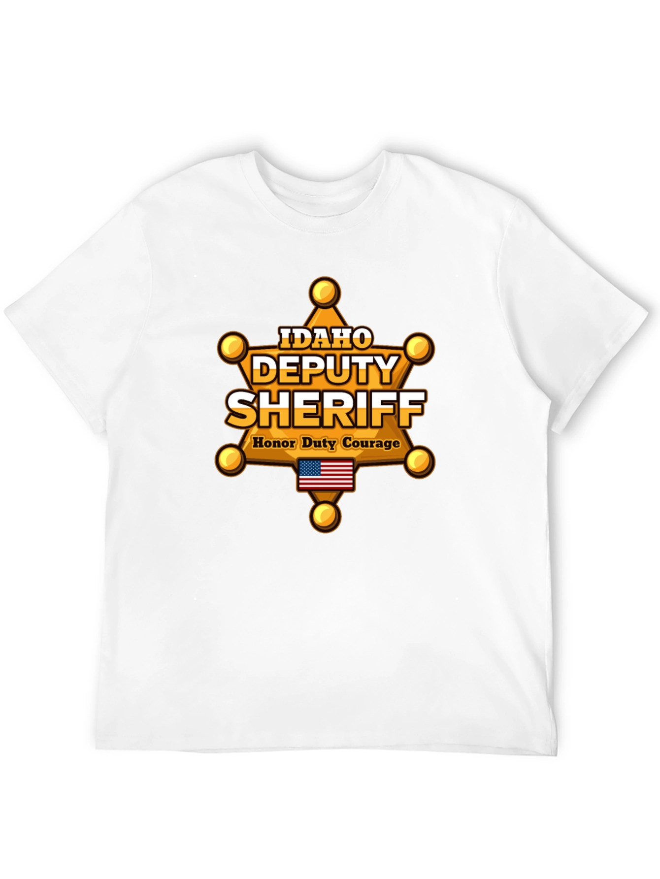 Idaho Deputy Sheriff T-Shirt - Honor Duty Courage