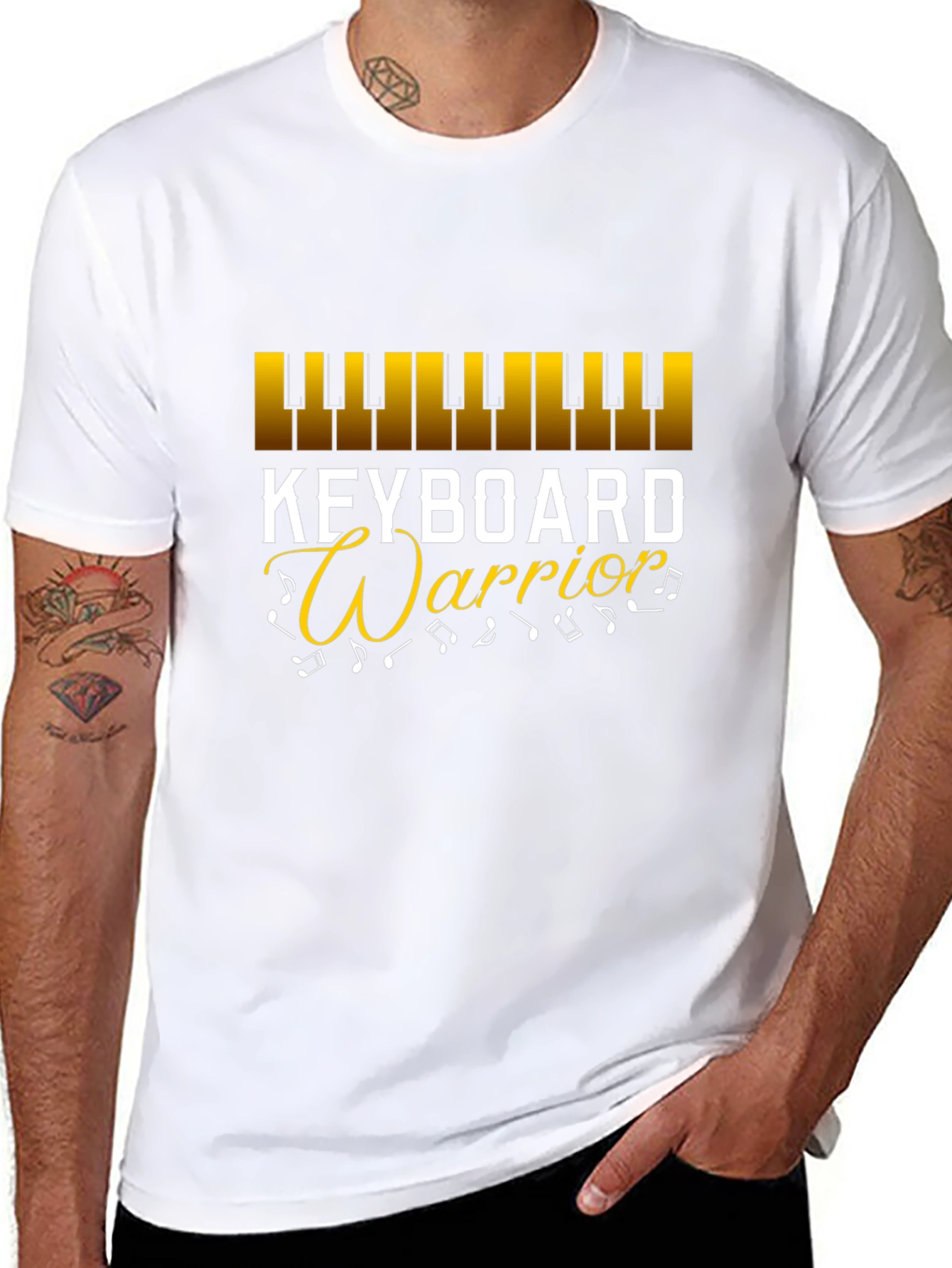 Keyboard Warrior T-Shirt - Music Lover Gift
