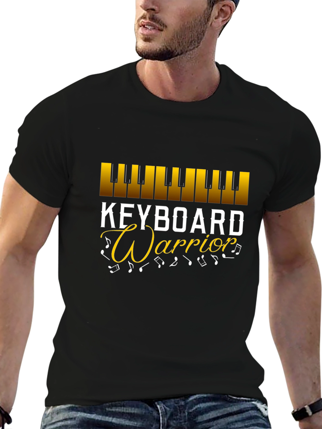 Keyboard Warrior T-Shirt - Music Lover Gift