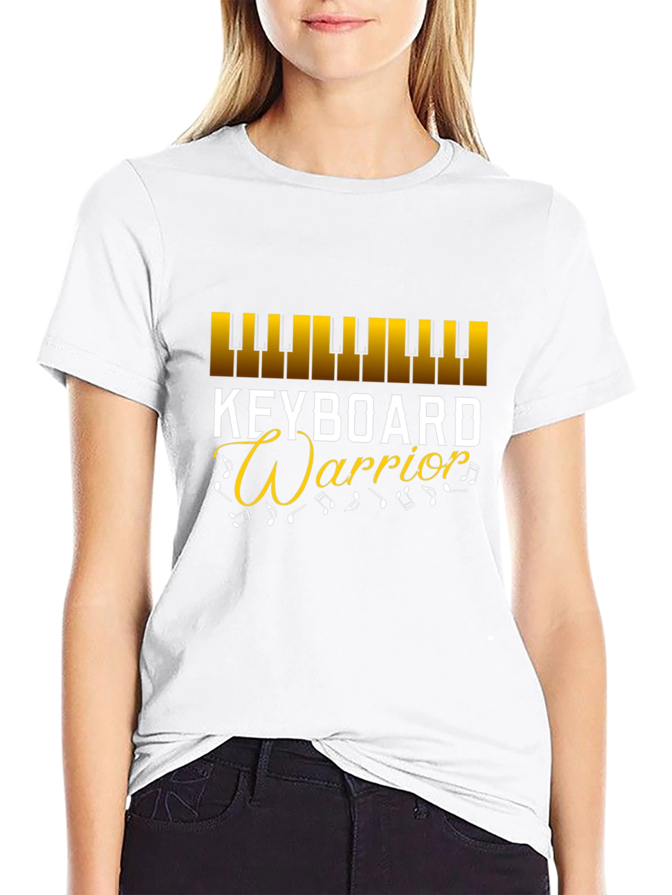 Keyboard Warrior T-Shirt - Music Lover Gift