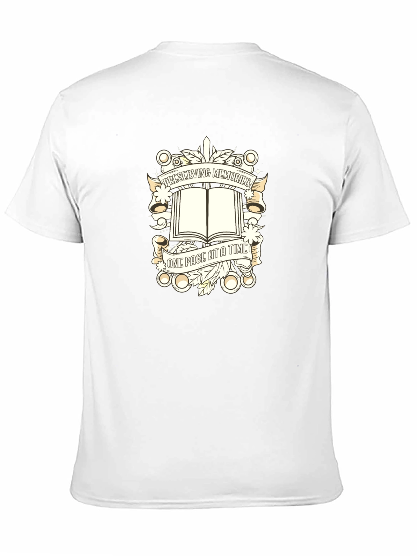 Preserving Memories Black Cotton Graphic Tee