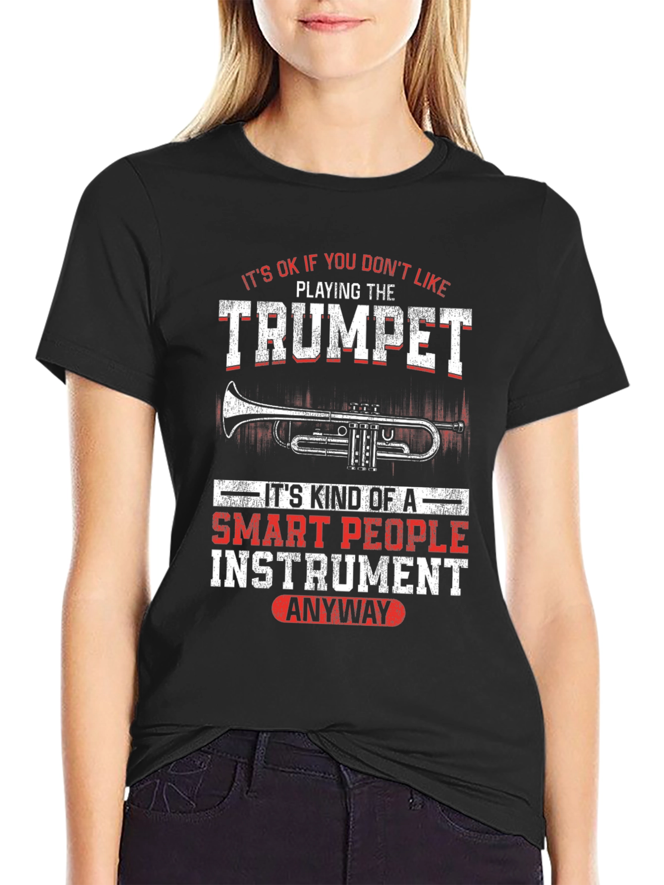 Trumpet Smart People Instrument Graphic T-Shirt