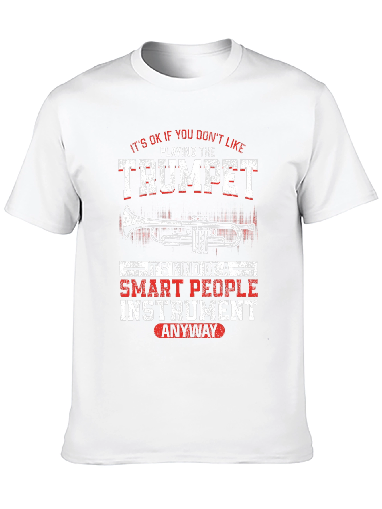 Trumpet Smart People Instrument Graphic T-Shirt