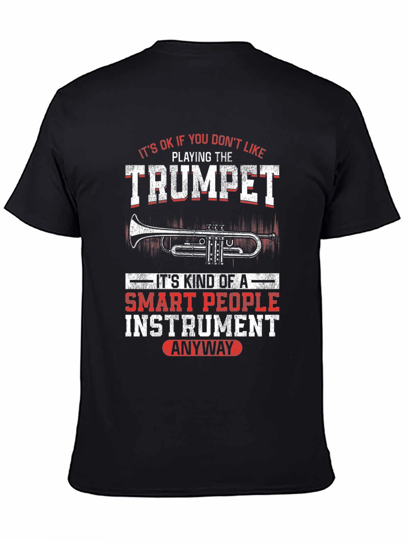 Trumpet Smart People Instrument Graphic T-Shirt