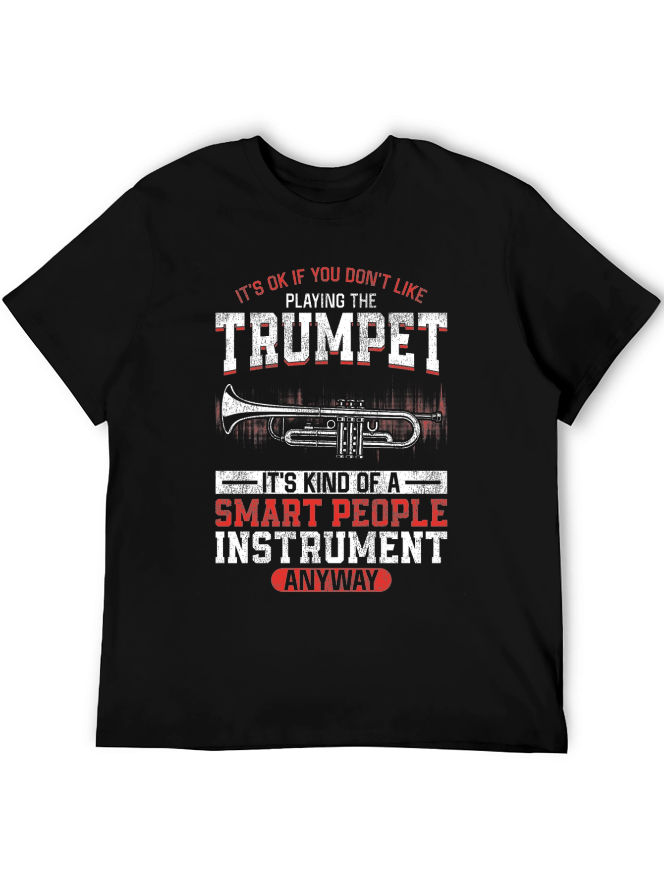 Trumpet Smart People Instrument Graphic T-Shirt