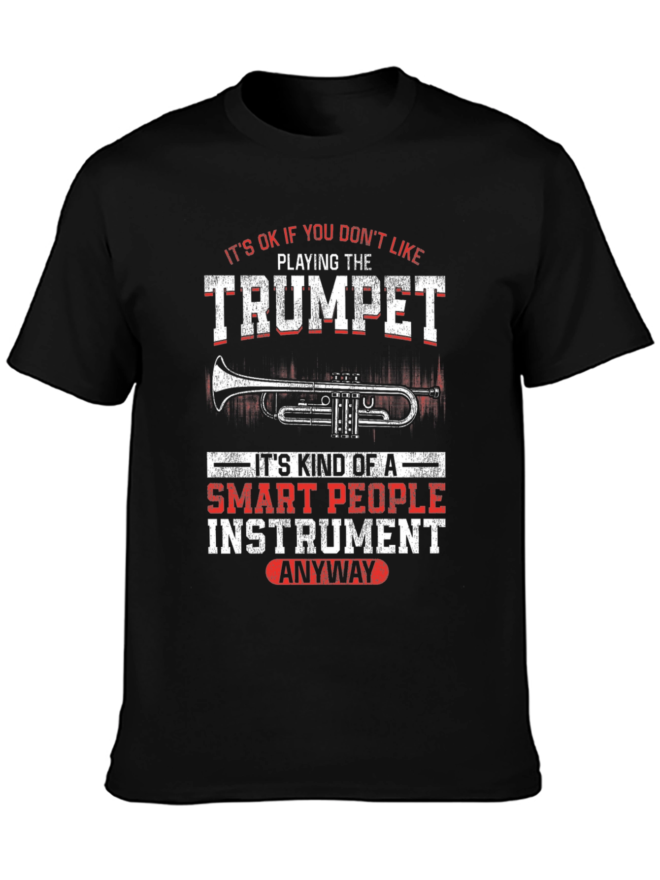 Trumpet Smart People Instrument Graphic T-Shirt