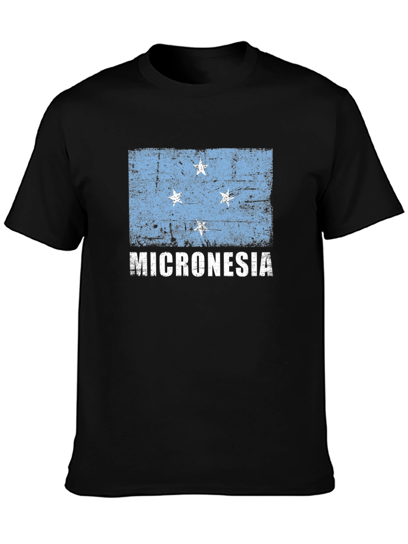 Micronesia Flag Graphic Tee
