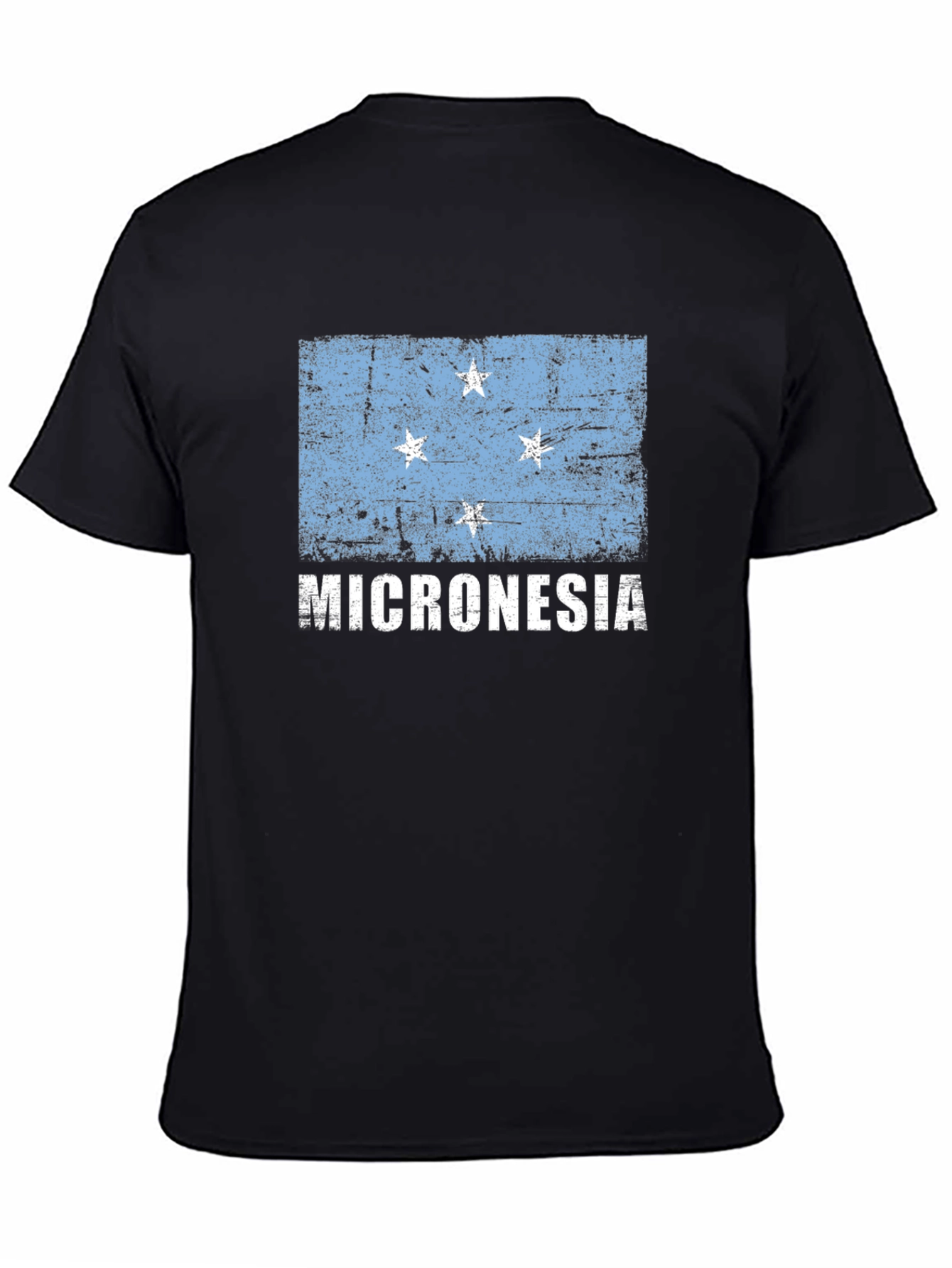 Micronesia Flag Graphic Tee