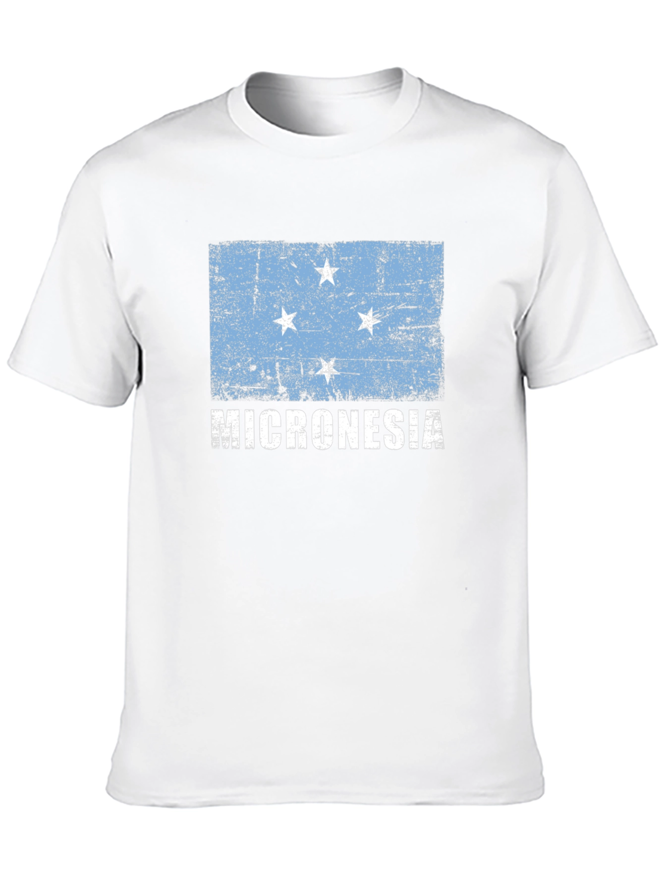 Micronesia Flag Graphic Tee