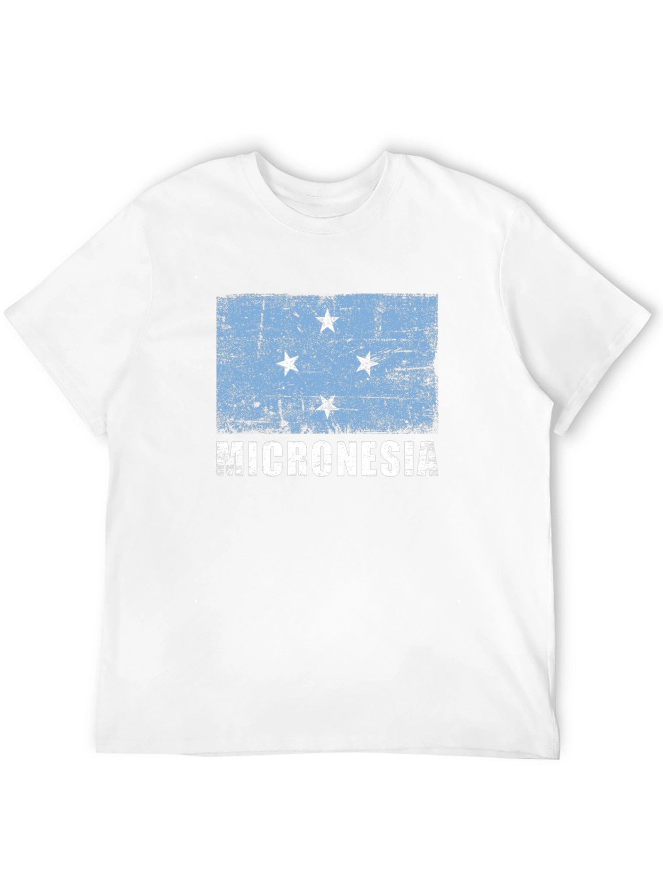 Micronesia Flag Graphic Tee