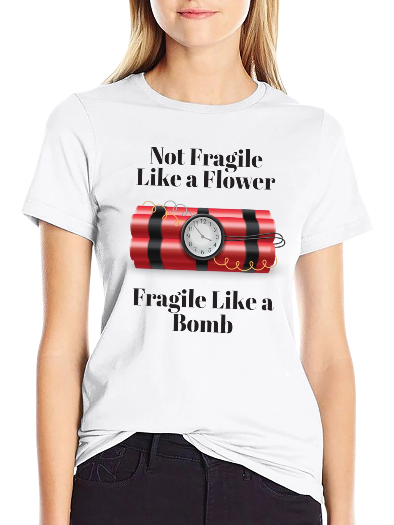 Not Fragile Like a Flower T-Shirt