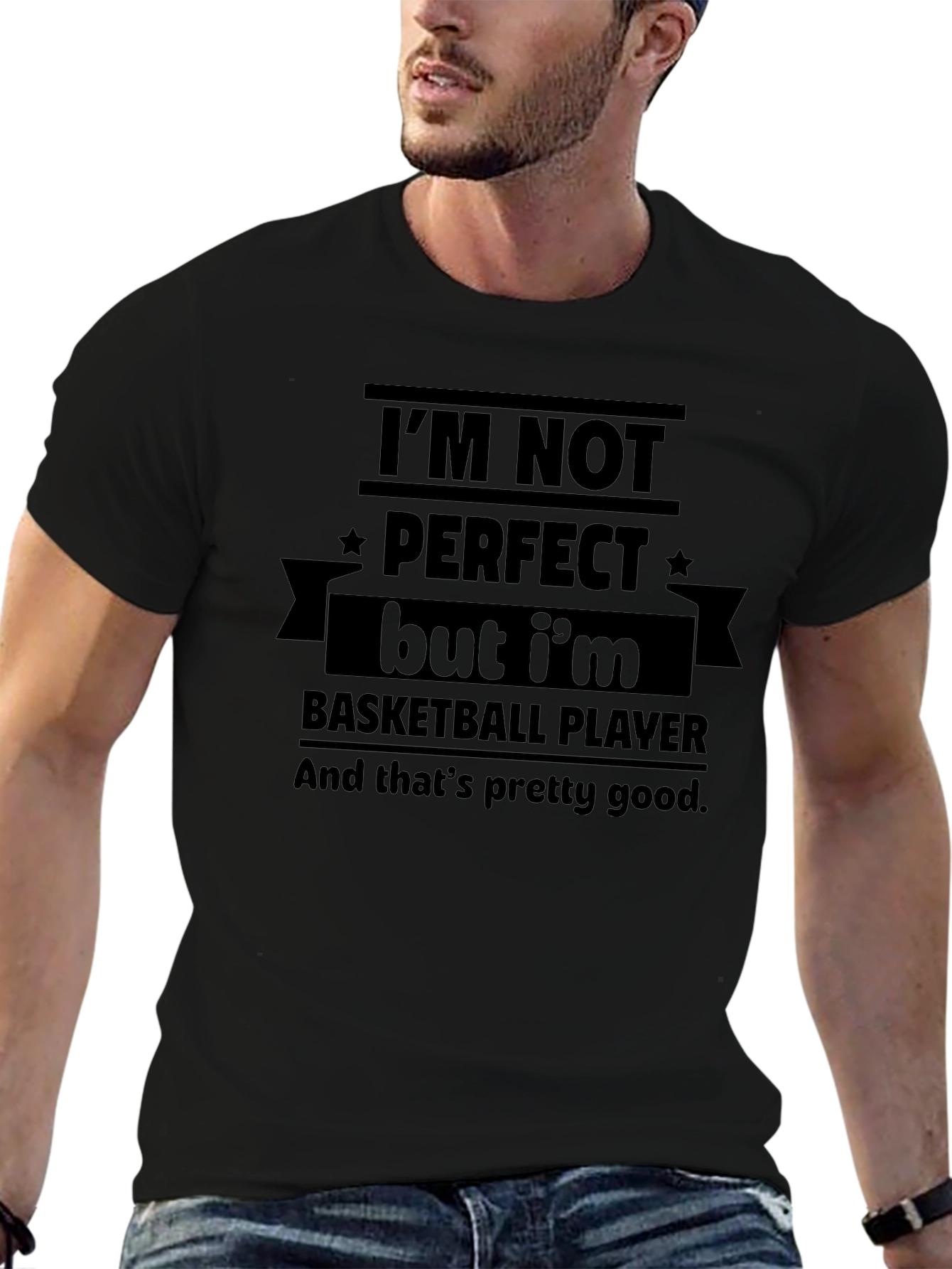 Basketball Player T-Shirt - Im Not Perfect