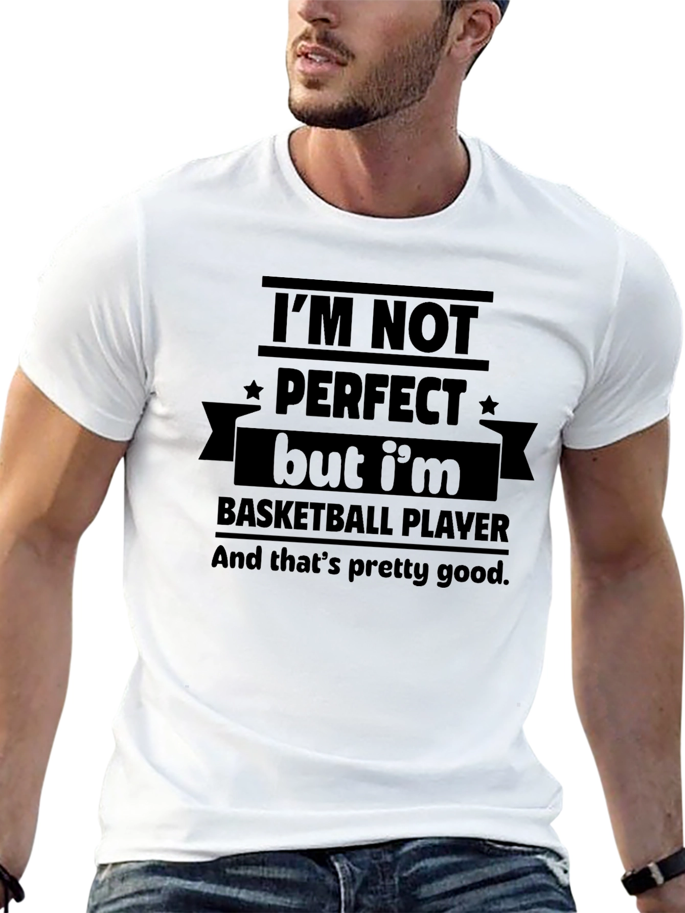 Basketball Player T-Shirt - Im Not Perfect