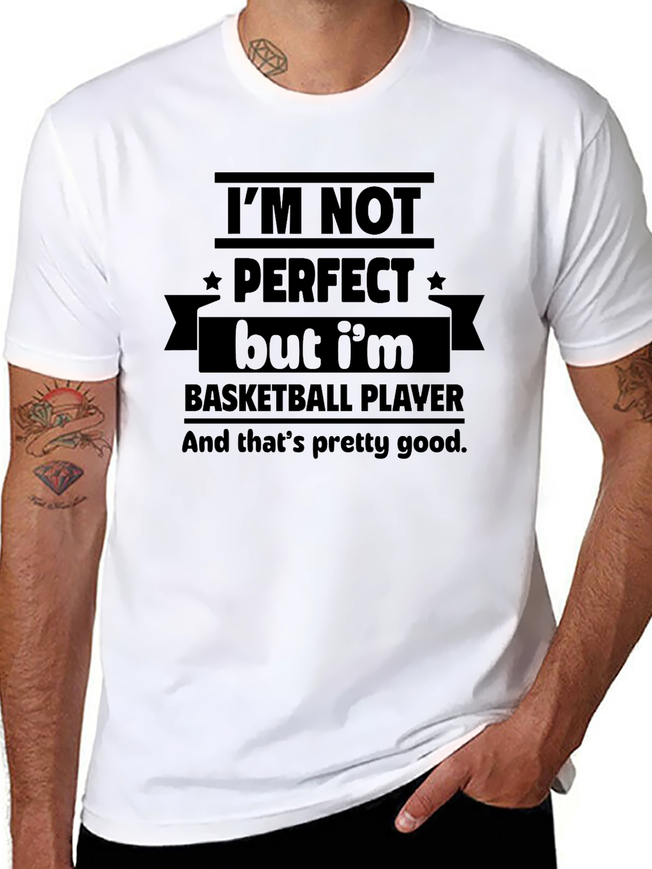Basketball Player T-Shirt - Im Not Perfect