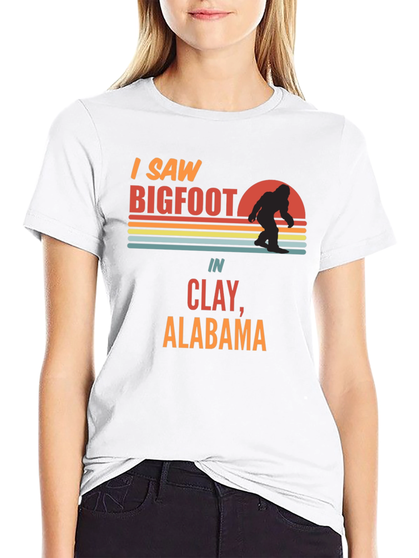 I Saw Bigfoot T-Shirt - Clay Alabama Bigfoot Tee