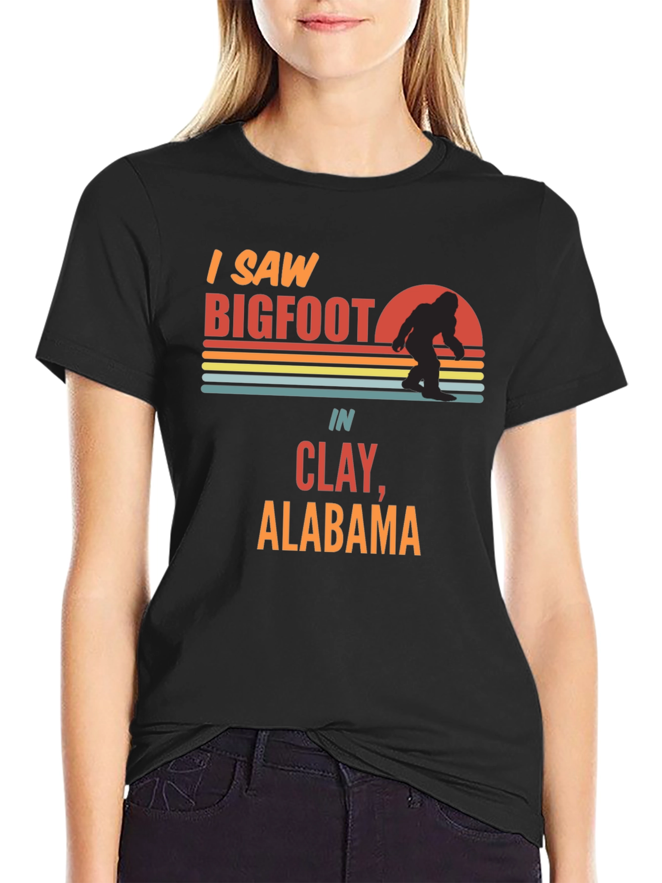 I Saw Bigfoot T-Shirt - Clay Alabama Bigfoot Tee