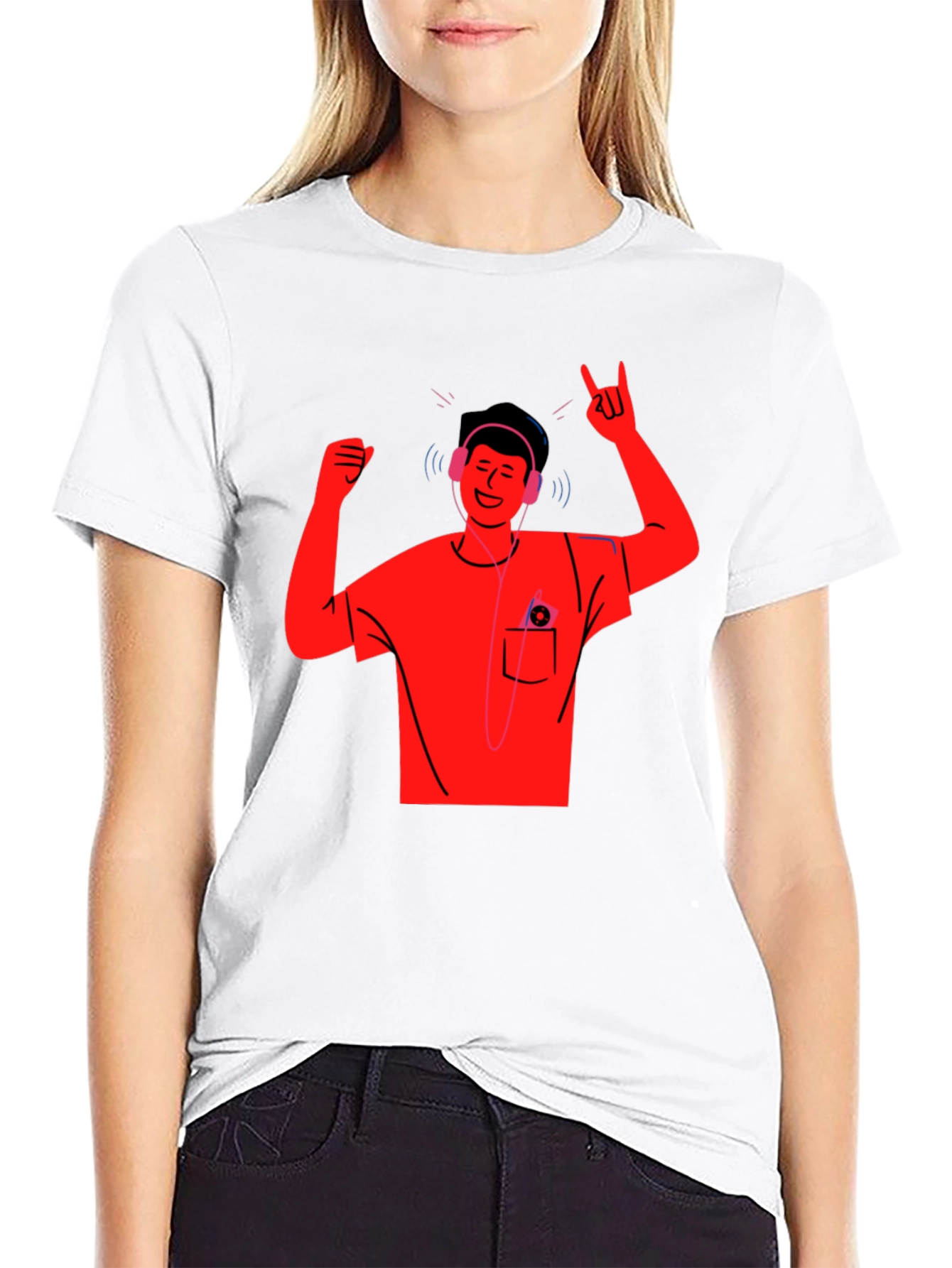 Cool Graphic T-Shirt - Music Lover