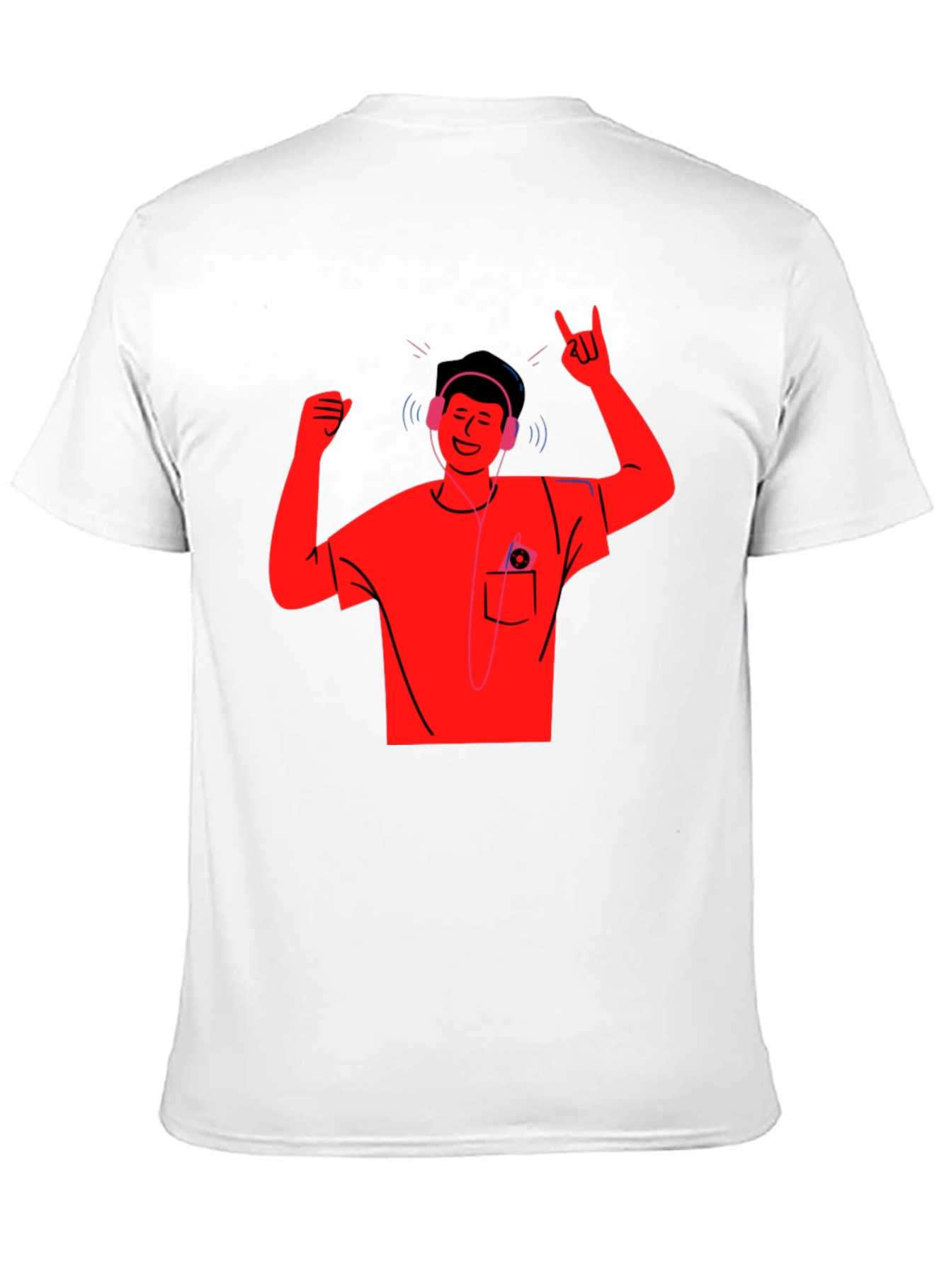 Cool Graphic T-Shirt - Music Lover
