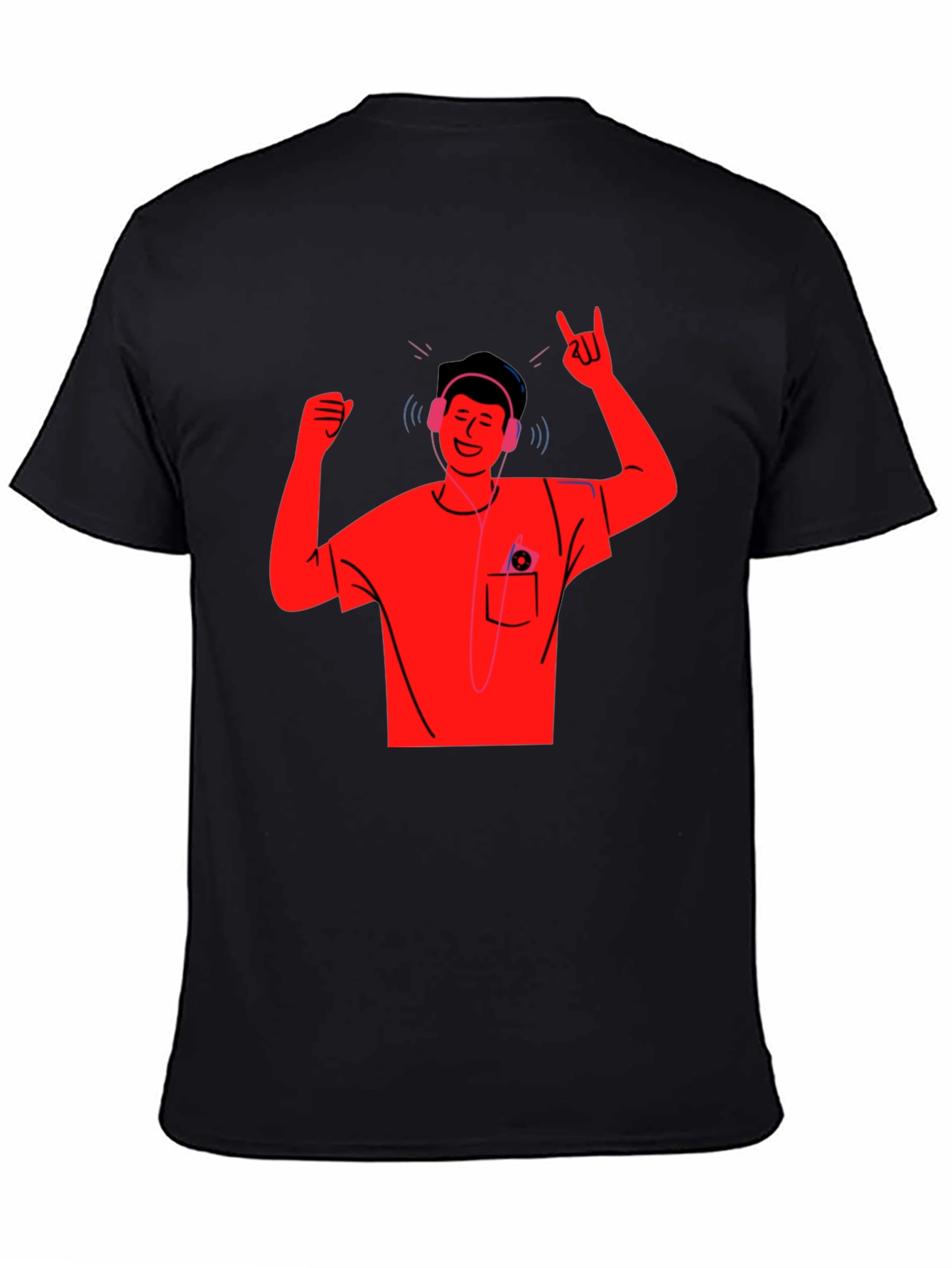 Cool Graphic T-Shirt - Music Lover