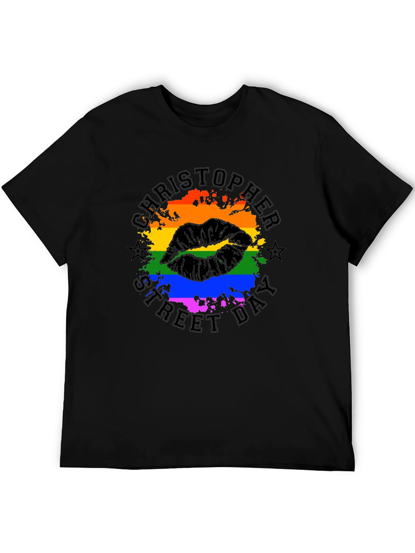 Christopher Street Day Pride Lips Graphic T-Shirt