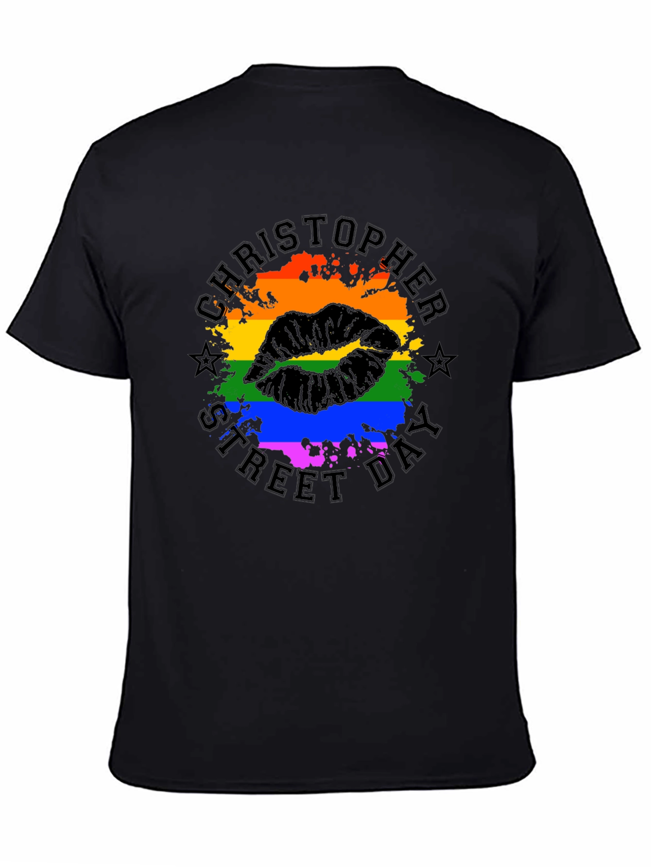 Christopher Street Day Pride Lips Graphic T-Shirt
