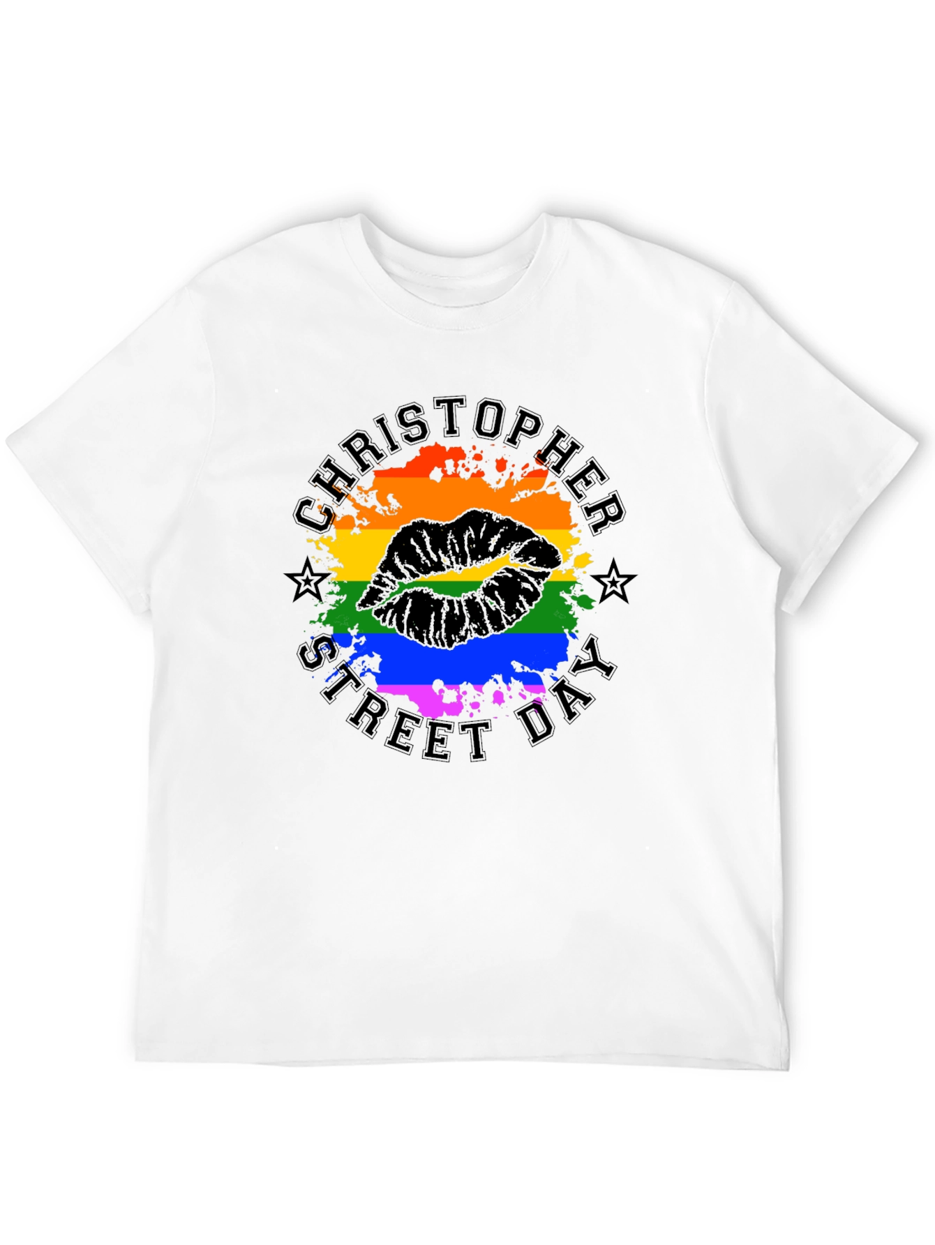 Christopher Street Day Pride Lips Graphic T-Shirt
