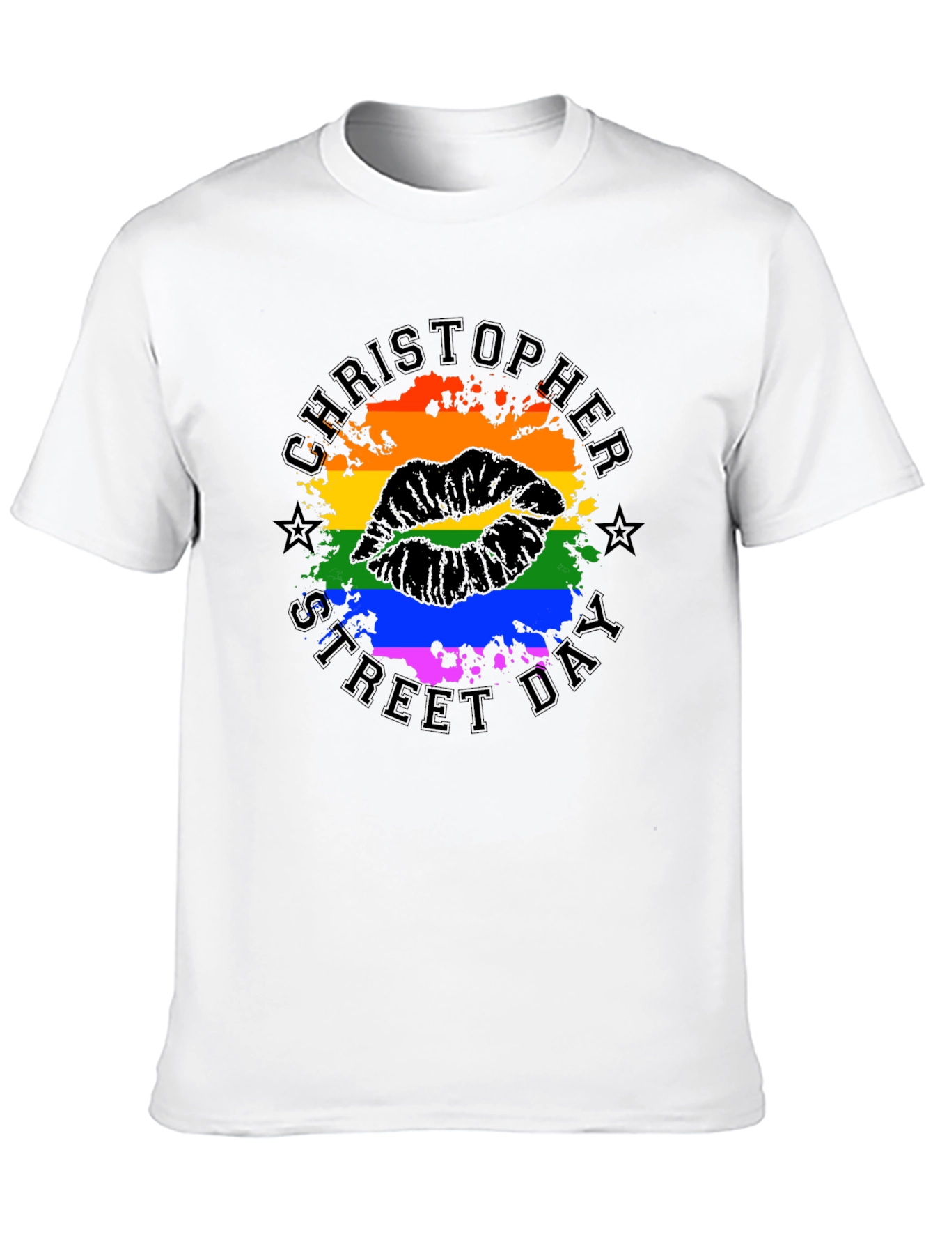 Christopher Street Day Pride Lips Graphic T-Shirt