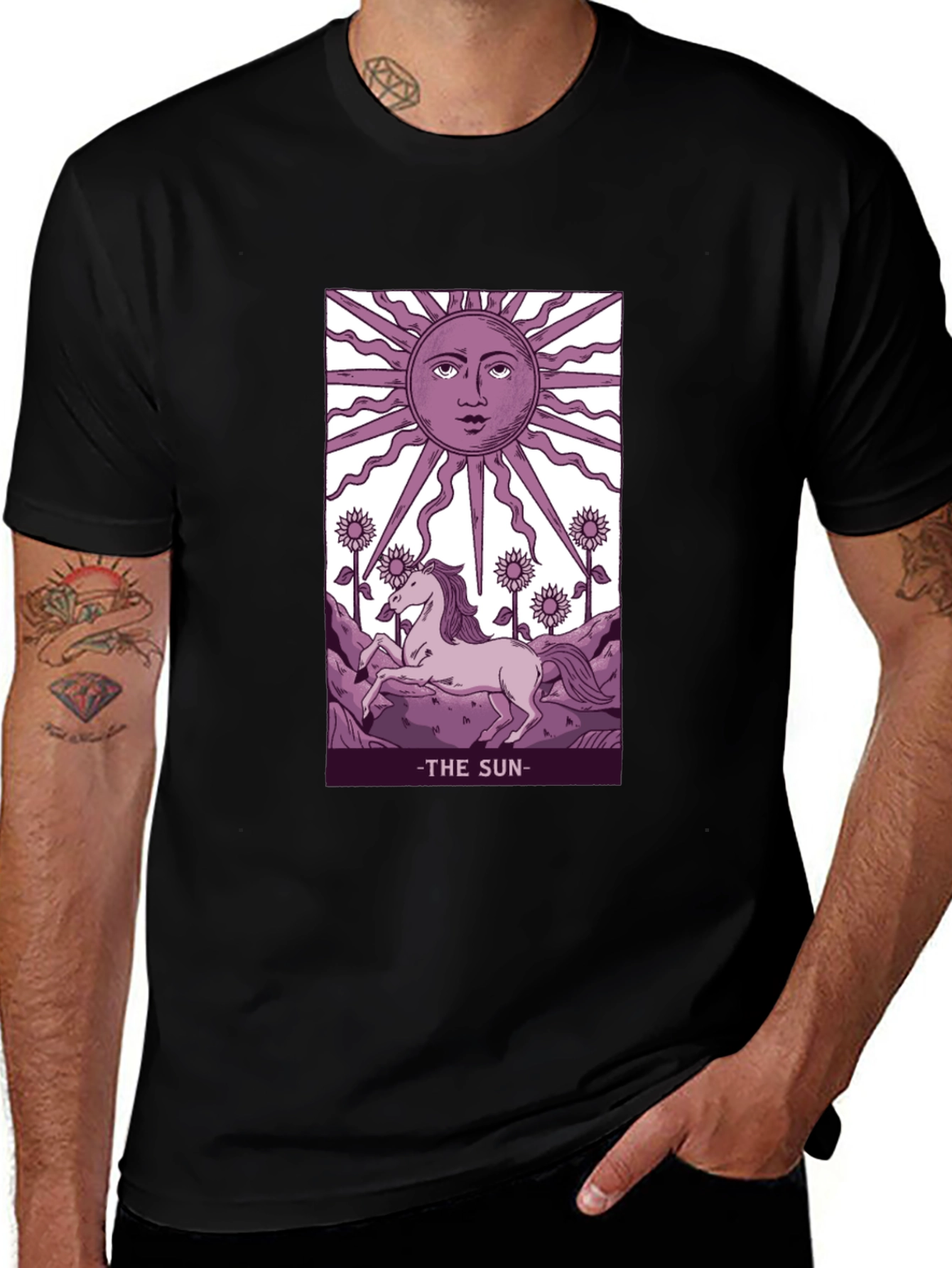 The Sun Tarot Card Graphic Tee