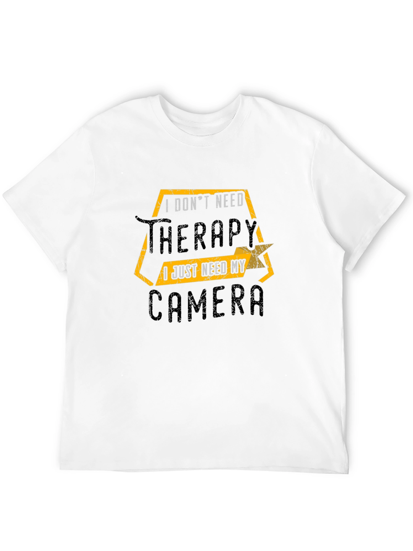 Therapy Camera Black T-Shirt