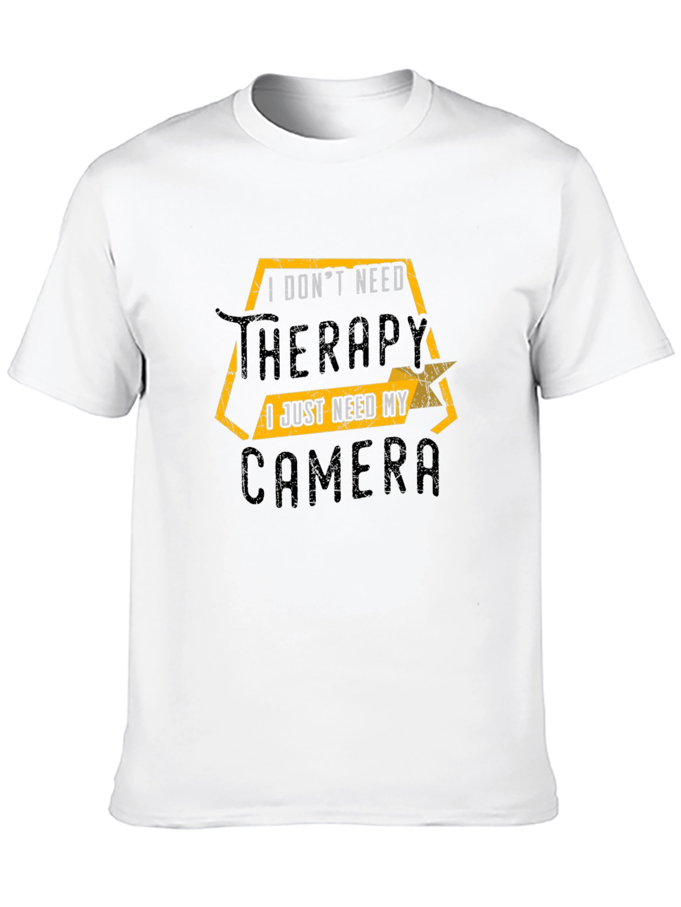 Therapy Camera Black T-Shirt