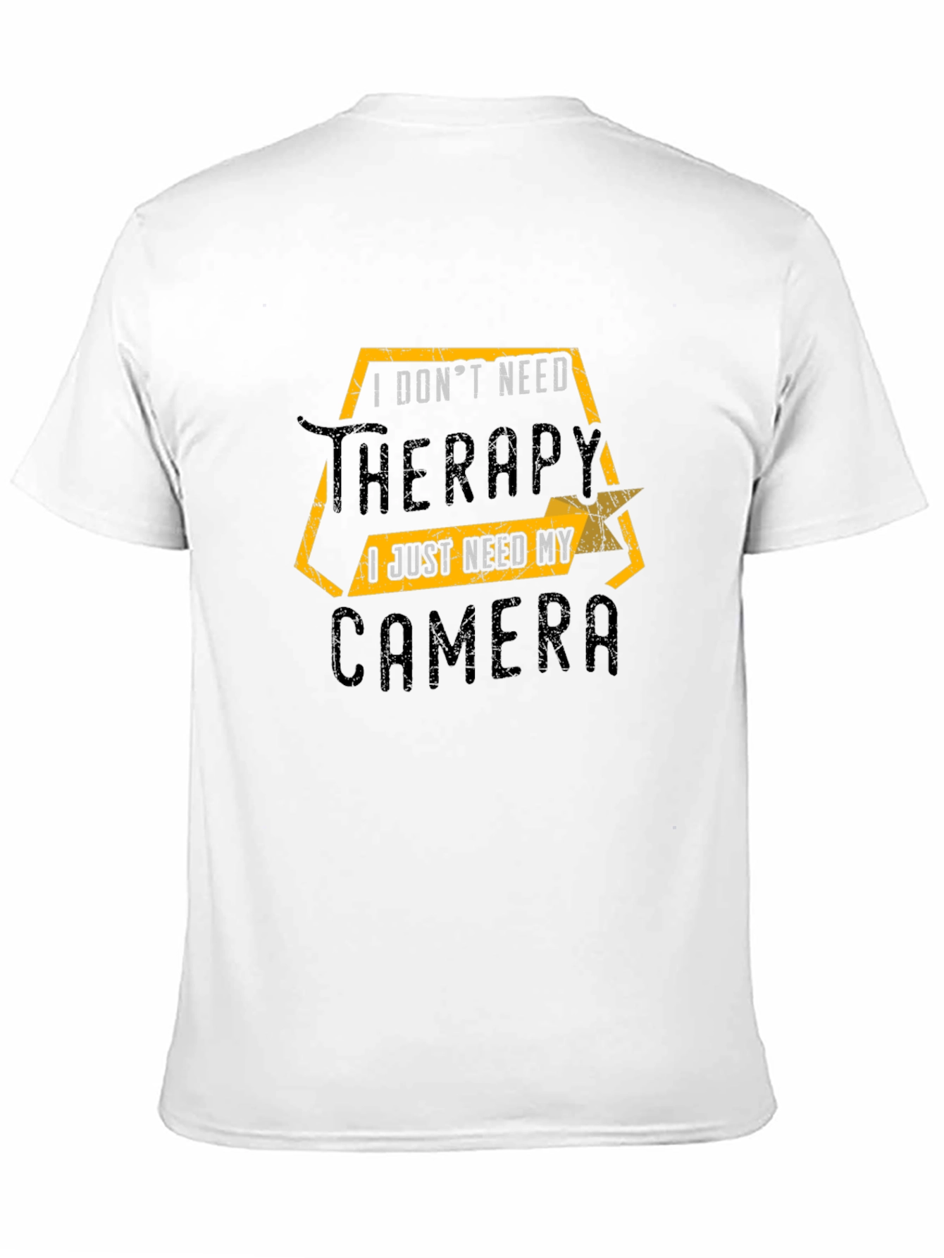 Therapy Camera Black T-Shirt