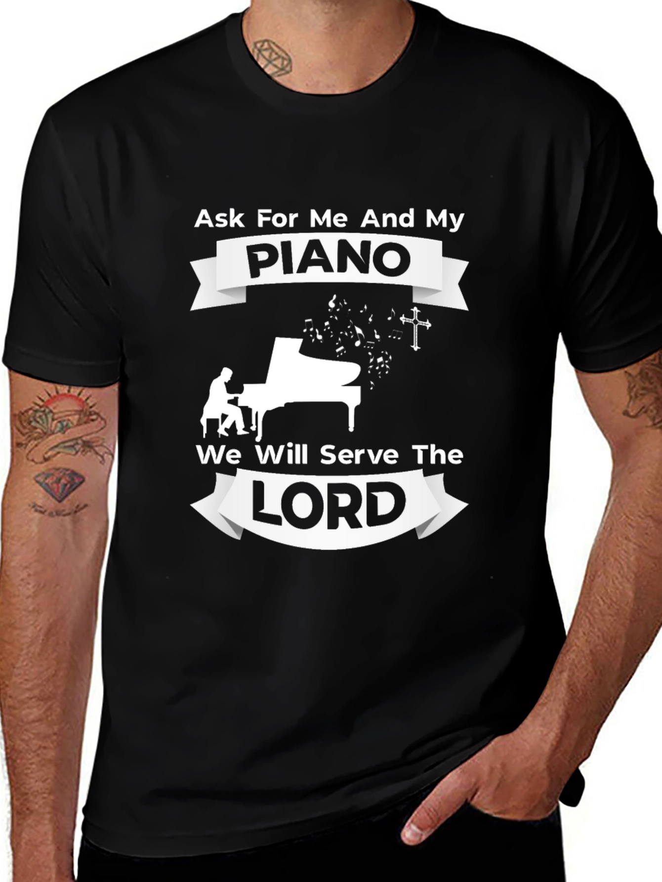 Ask For Me and My Piano T-Shirt