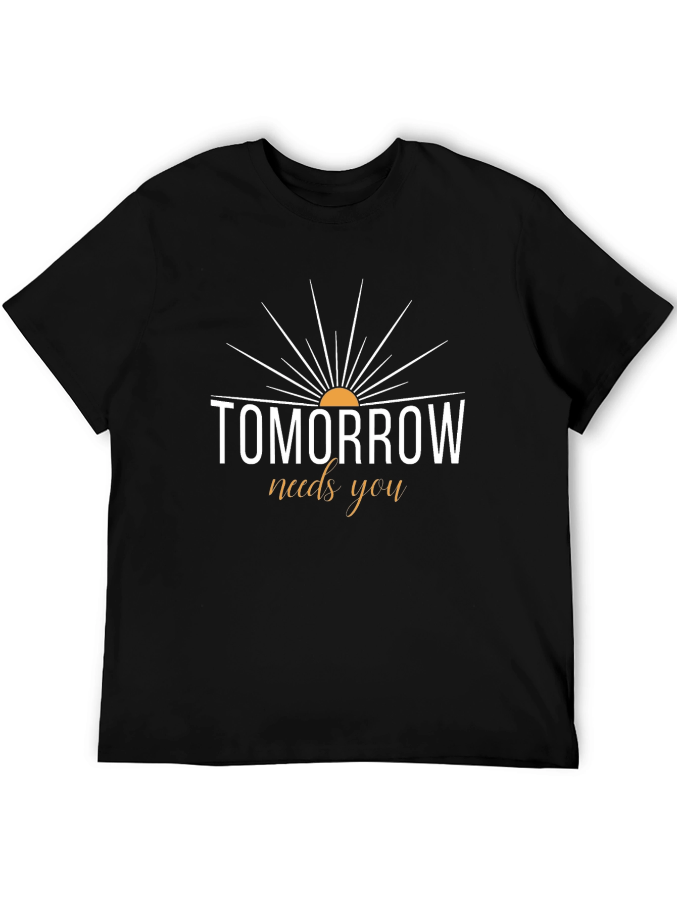 Tomorrow Needs You Graphic Tee - Black