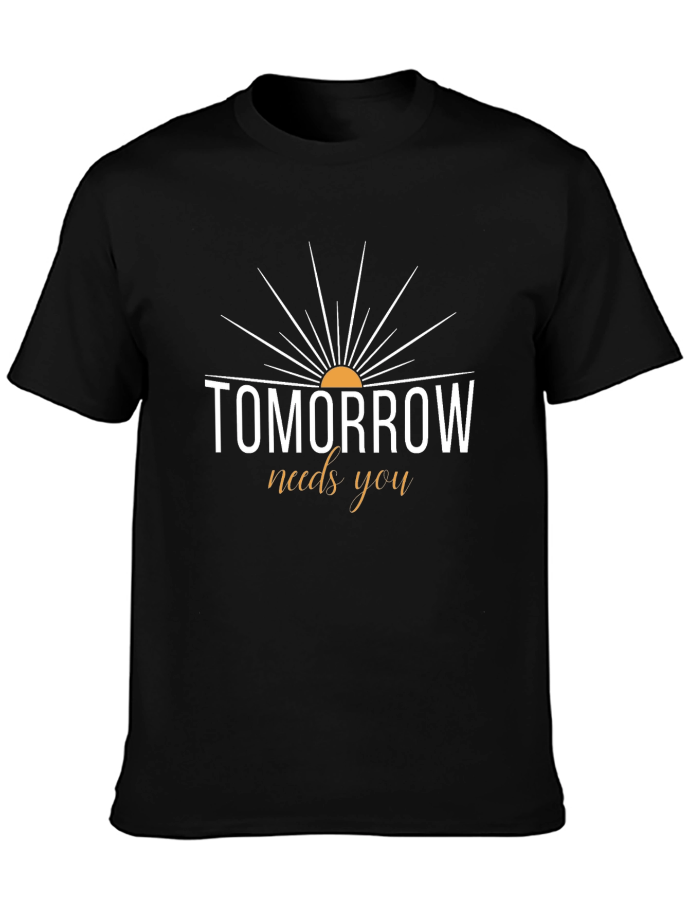 Tomorrow Needs You Graphic Tee - Black