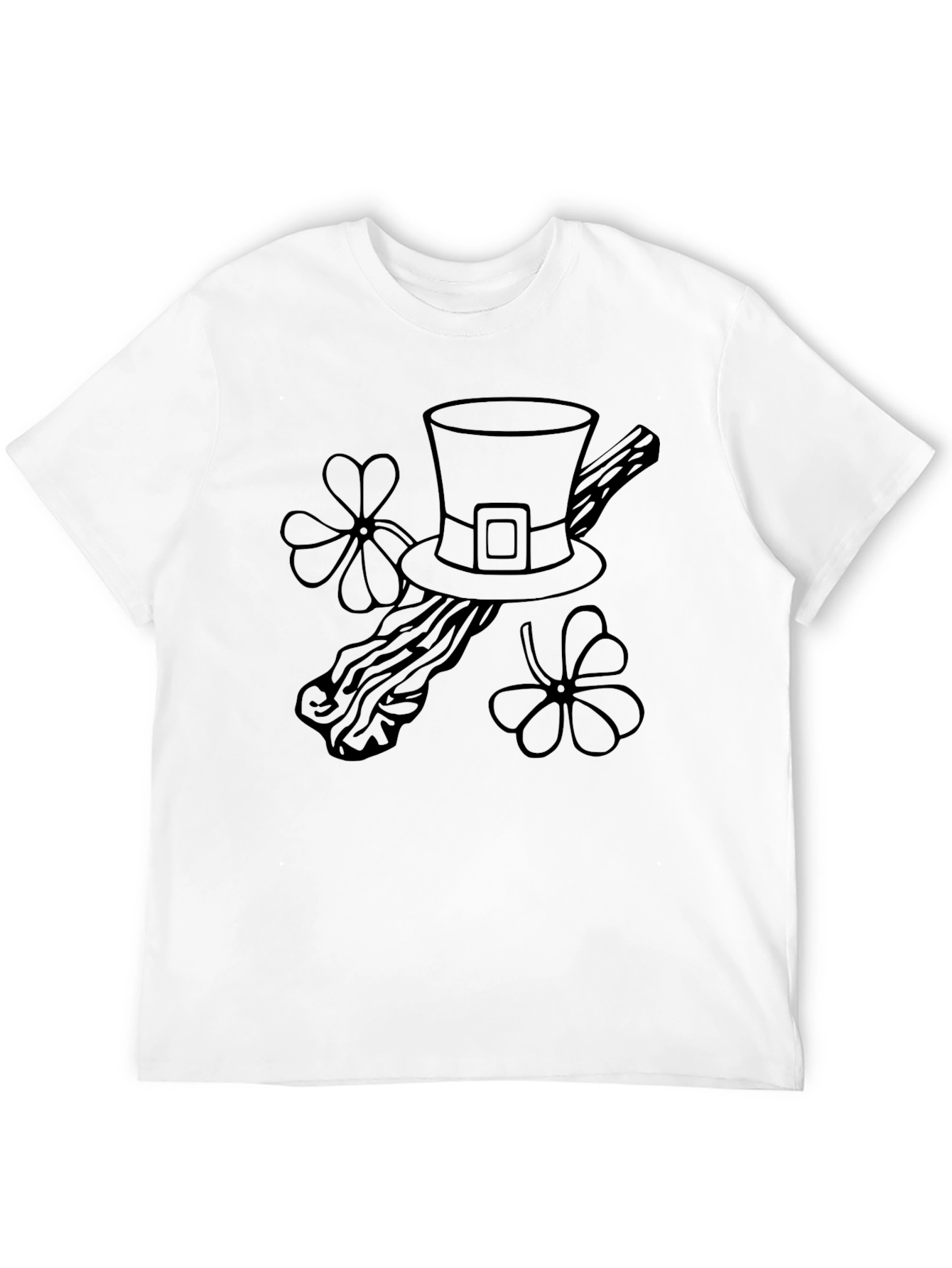 St. Patricks Day Hat & Clover Tee