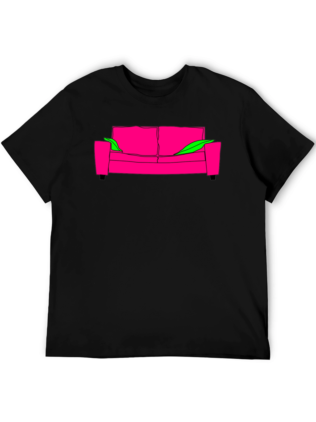 Cool Graphic Tee - Pink Couch