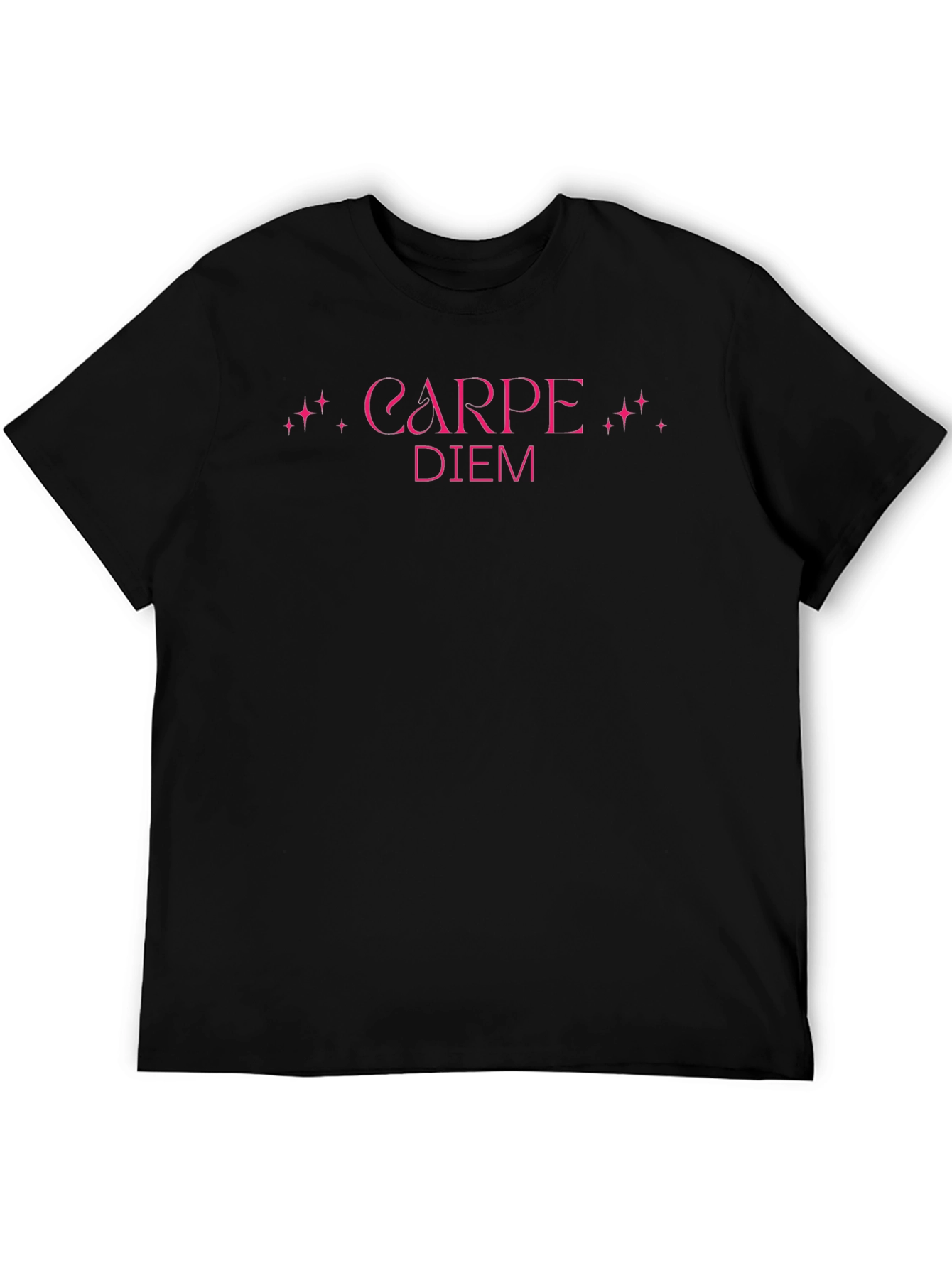 Carpe Diem Pink Graphic T-Shirt