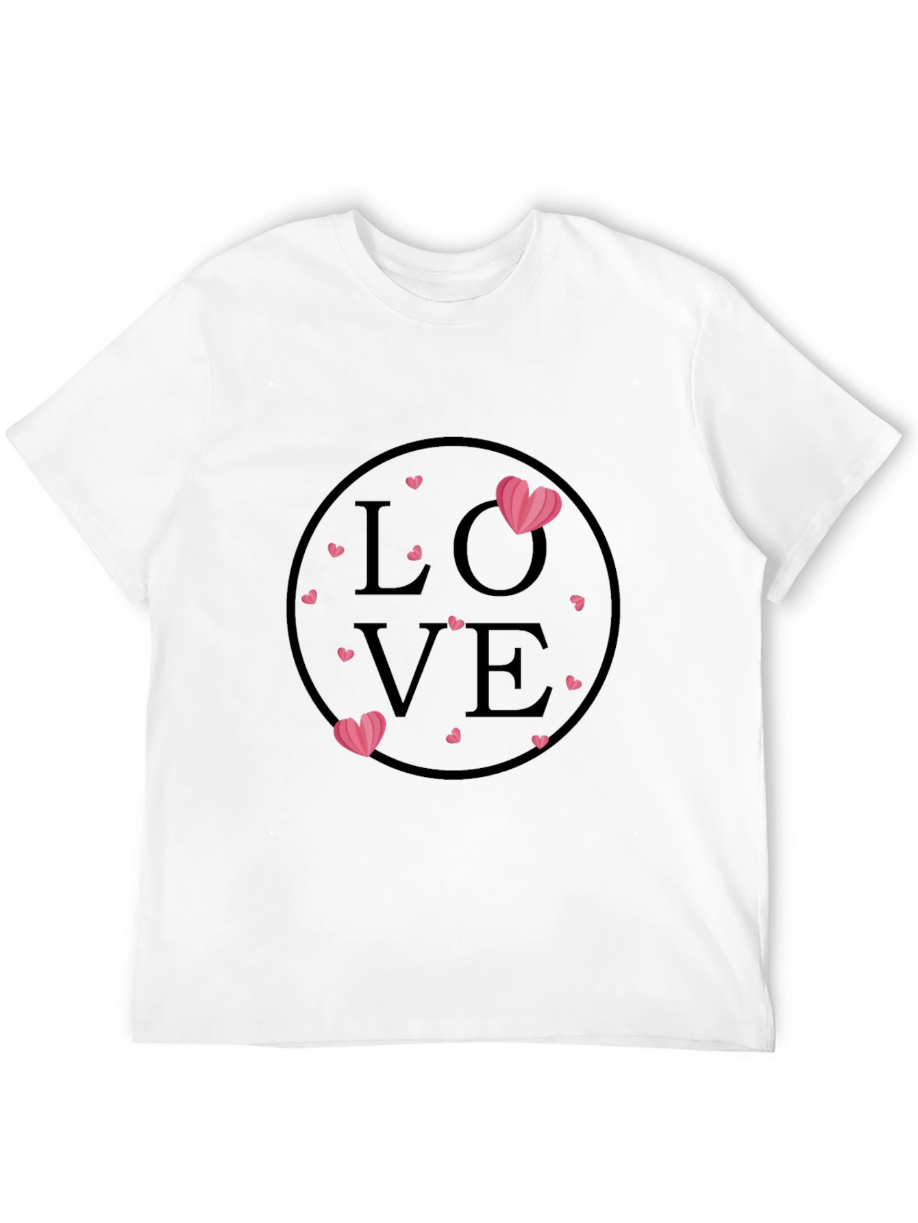 Love Heart Graphic Tee - Valentines Day Gift