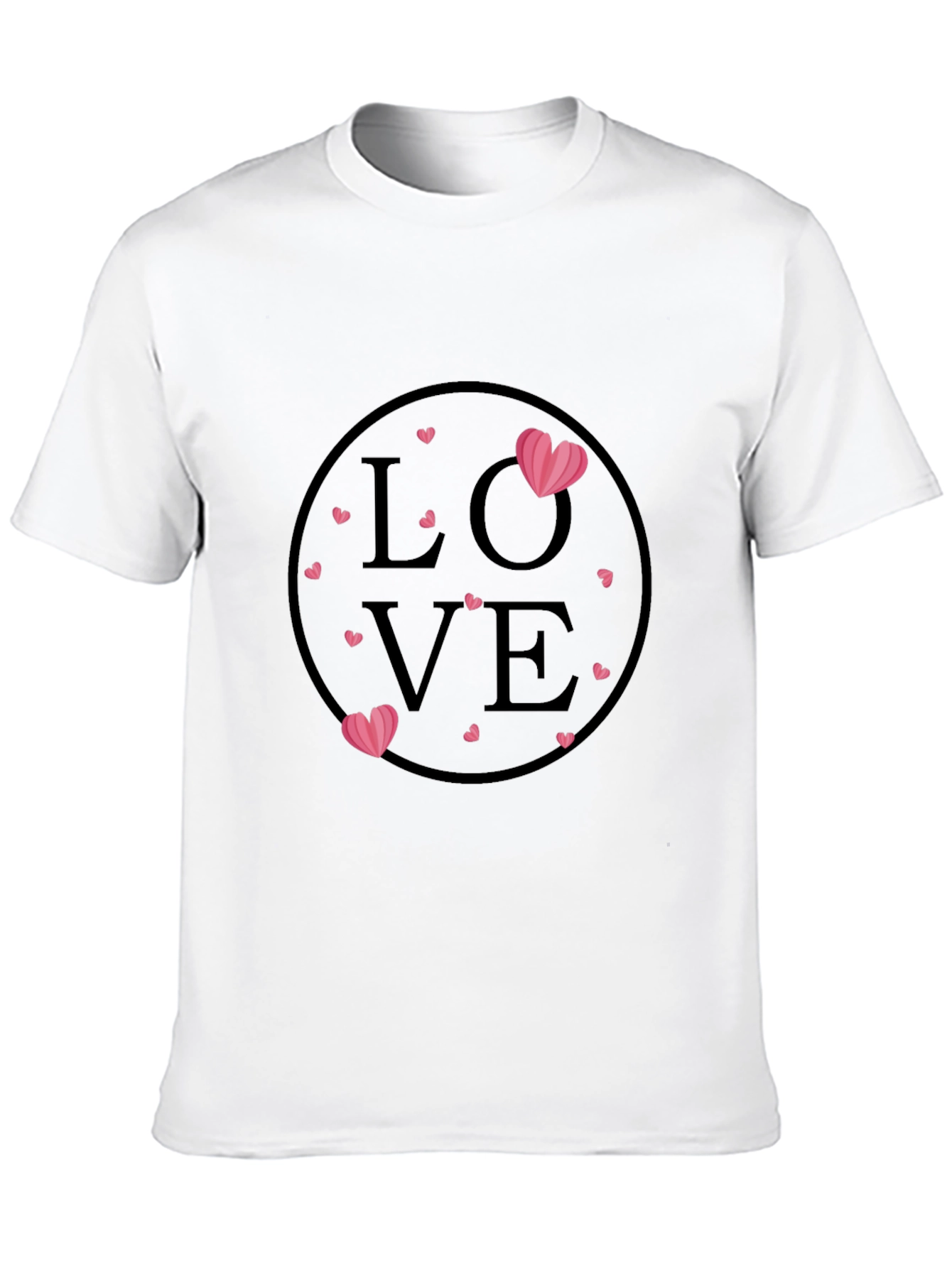 Love Heart Graphic Tee - Valentines Day Gift