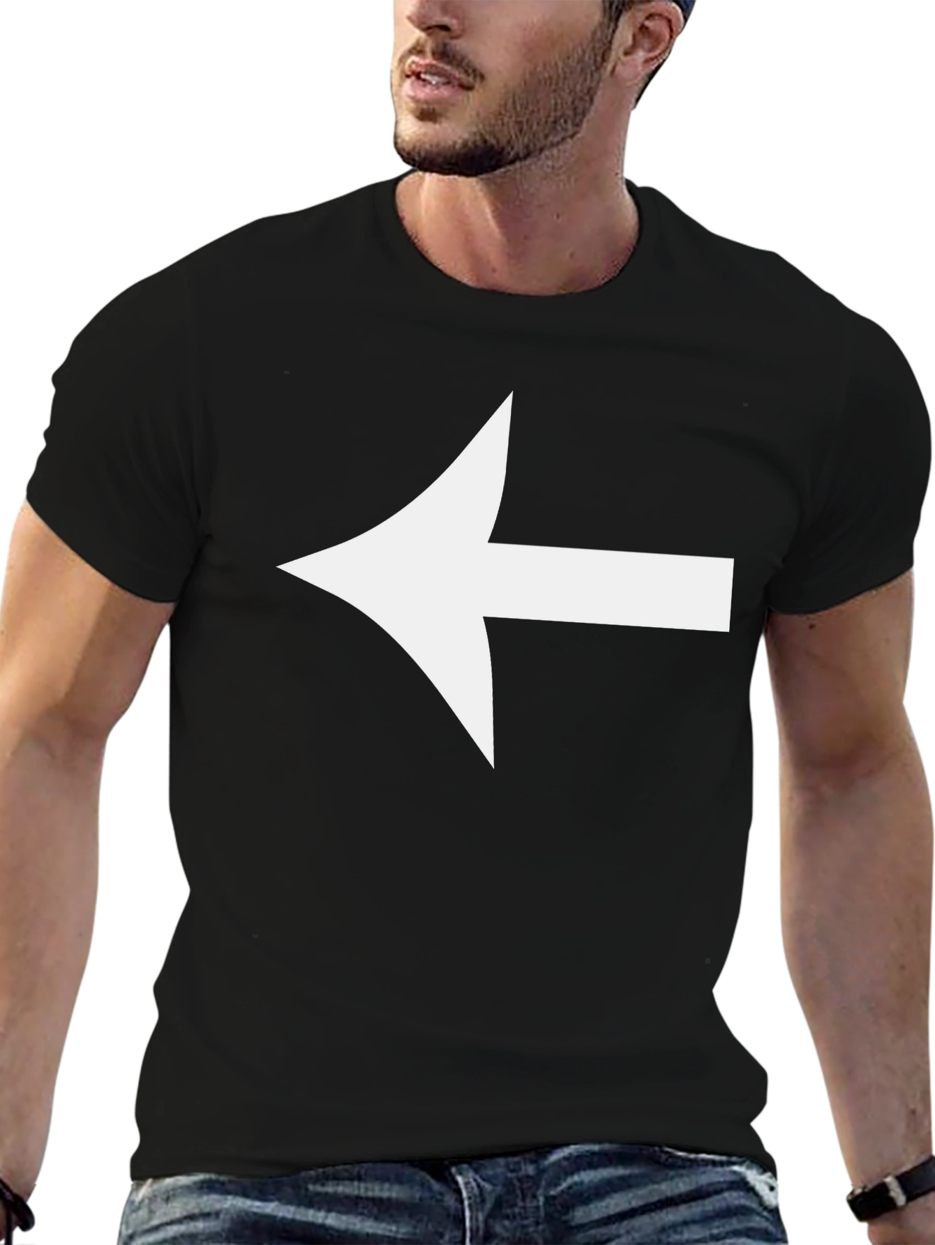 Arrow Graphic Tee - Point the Way!