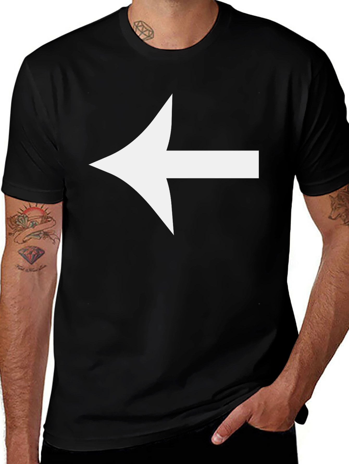 Arrow Graphic Tee - Point the Way!
