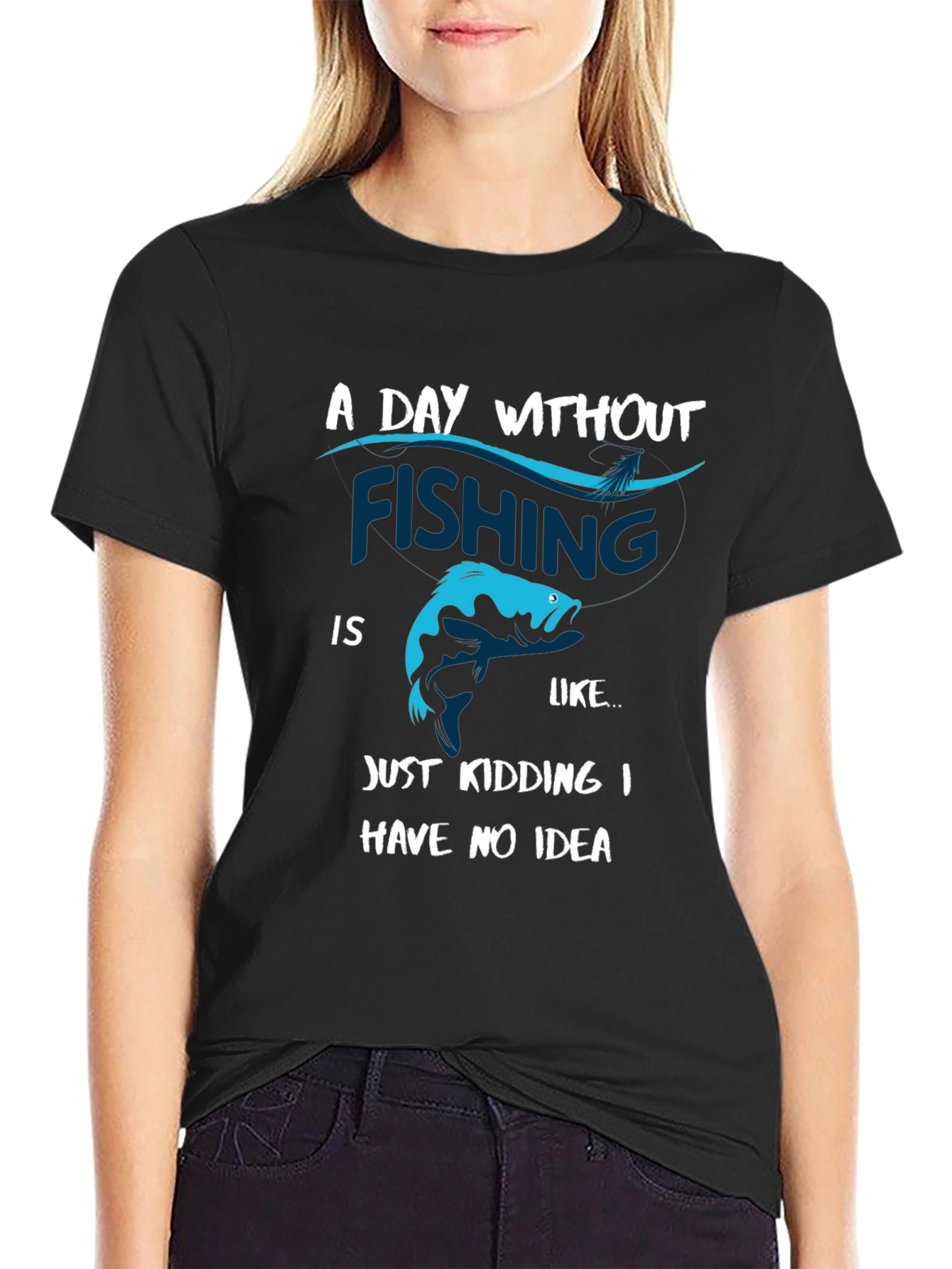 Fishing Humor Graphic T-Shirt
