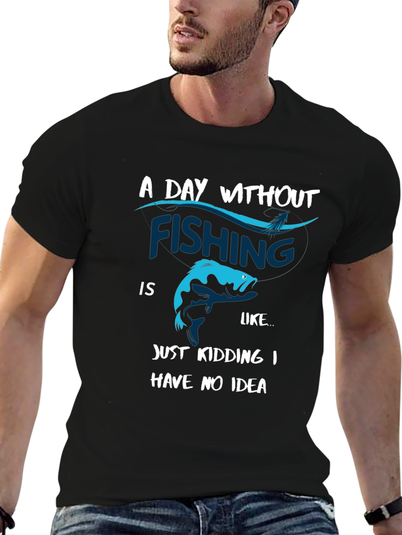 Fishing Humor Graphic T-Shirt