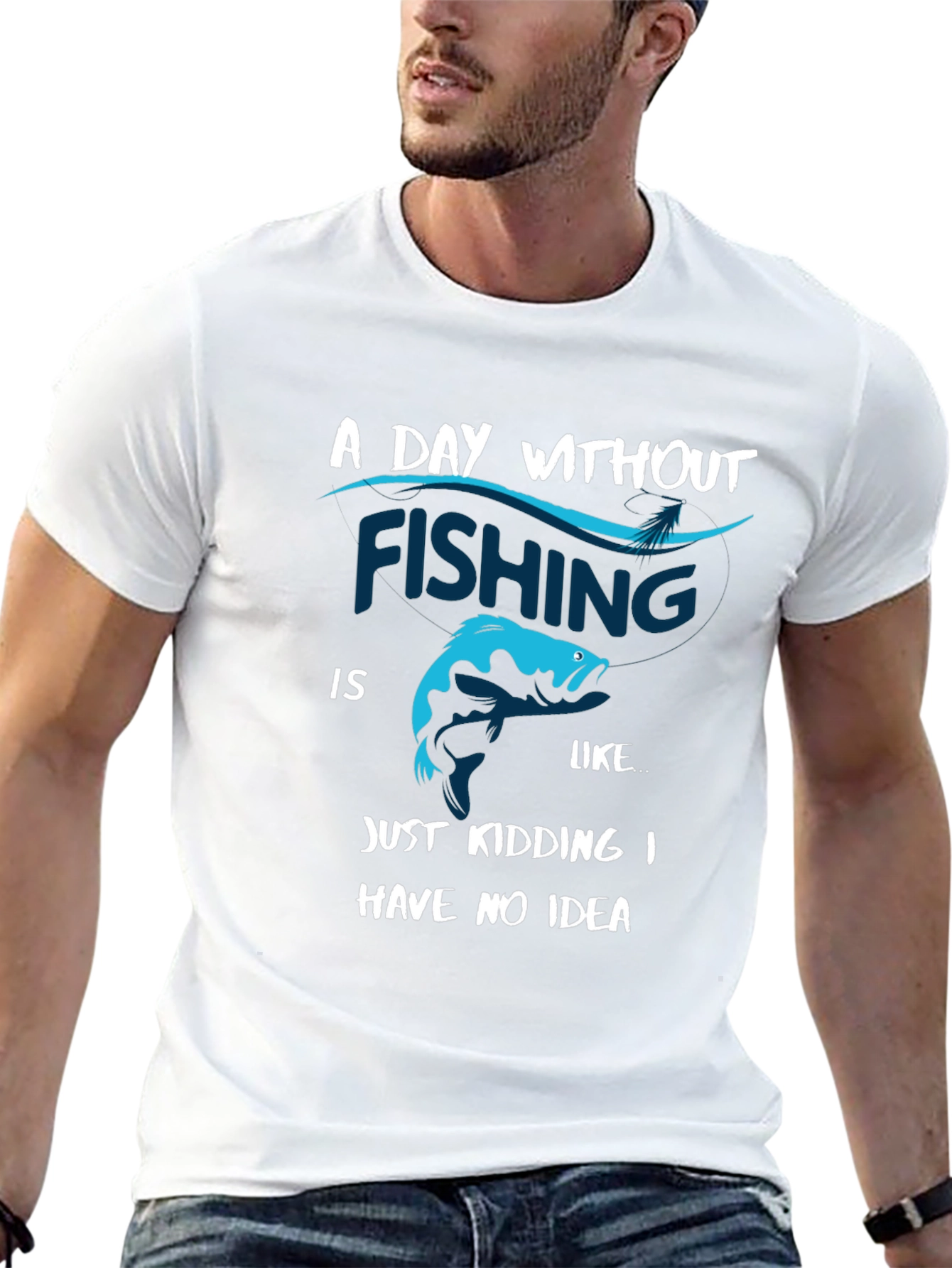 Fishing Humor Graphic T-Shirt