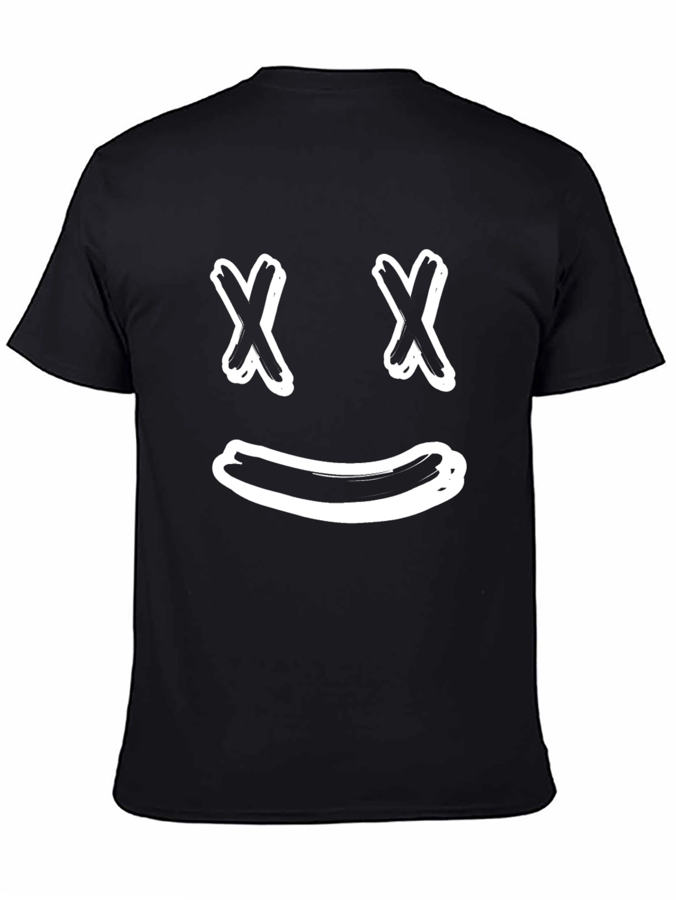 Smiley Face Graphic Tee - Casual Comfort