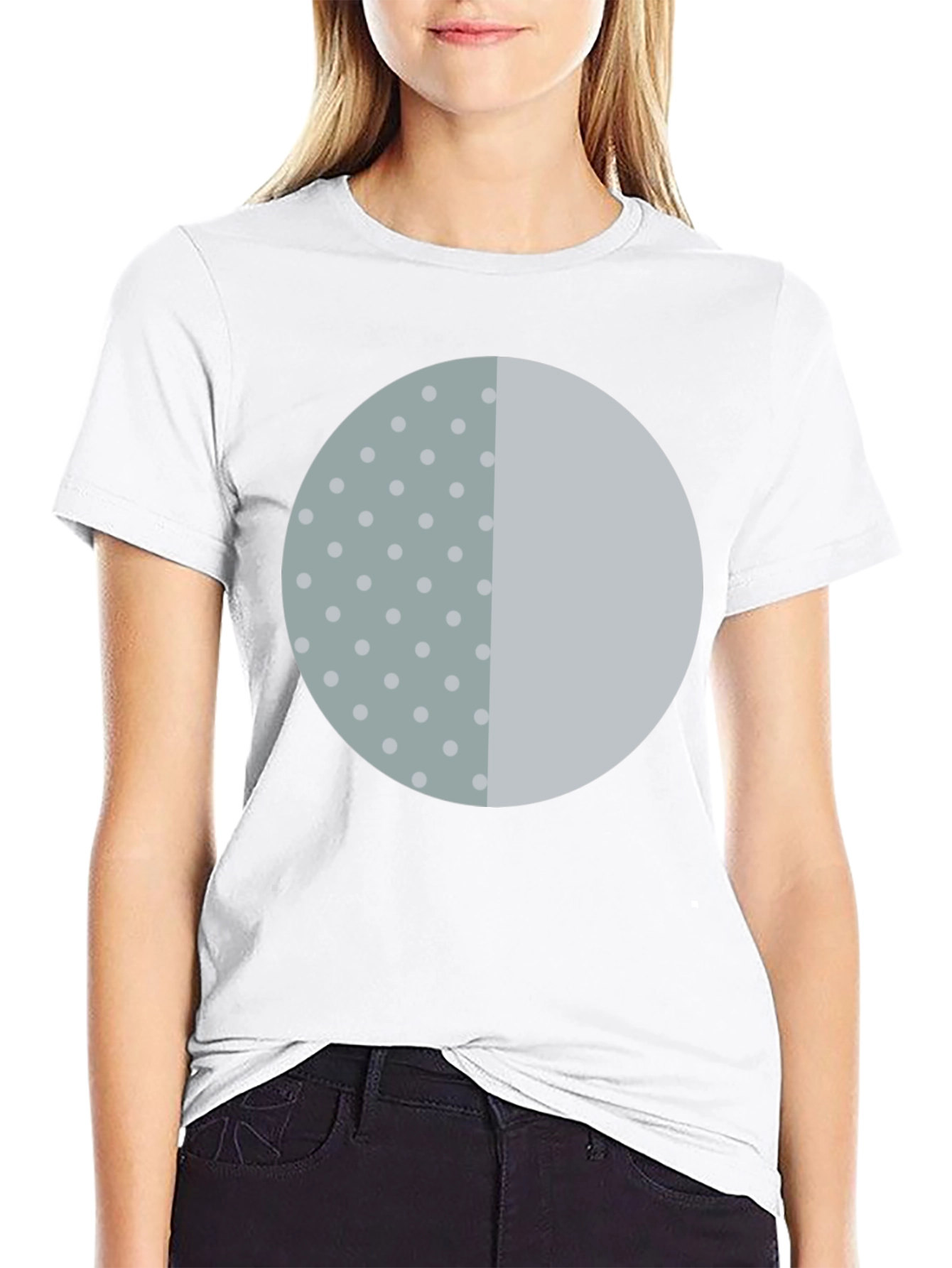 Modern Circle Graphic Tee - Casual Style