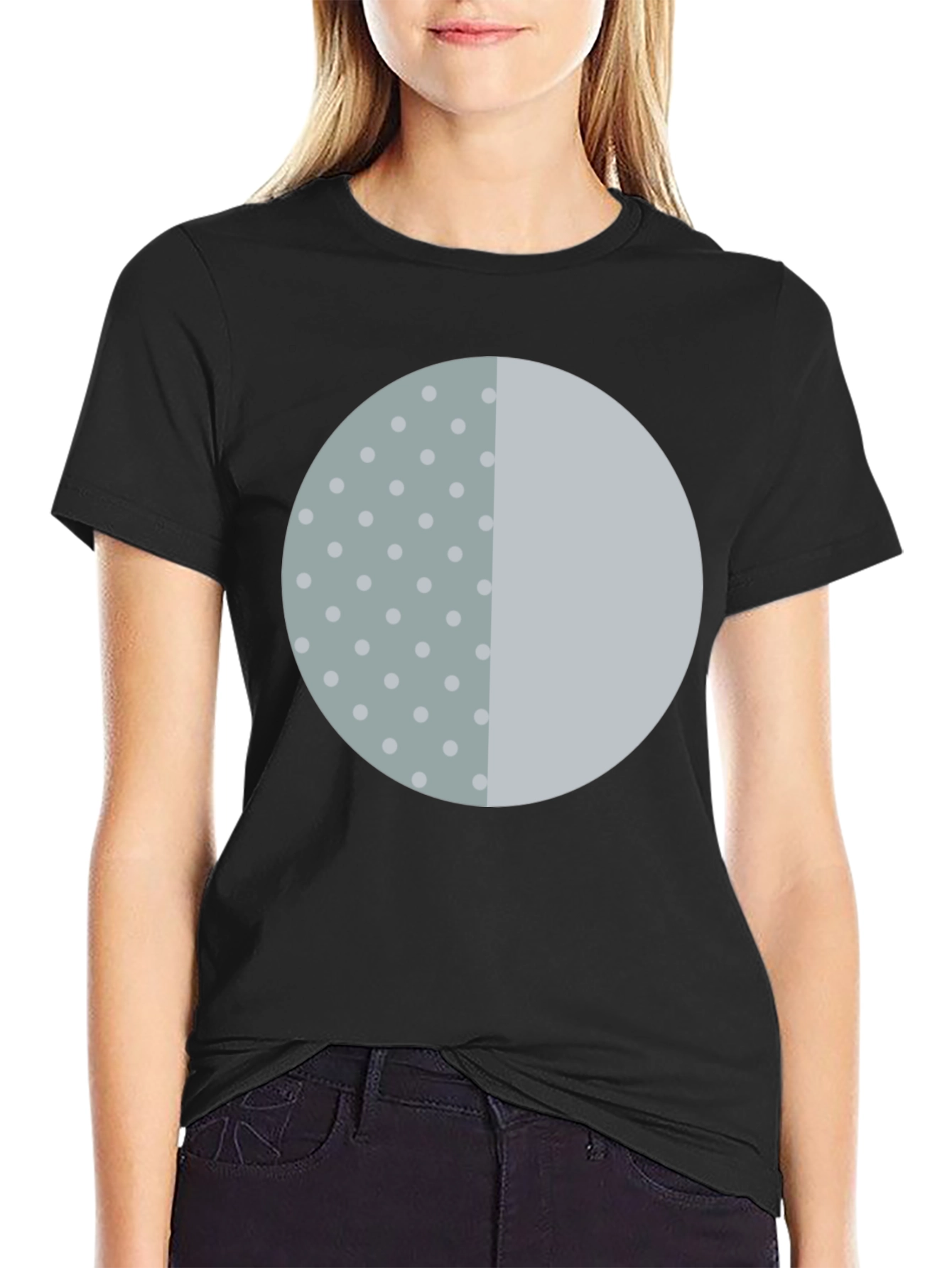 Modern Circle Graphic Tee - Casual Style