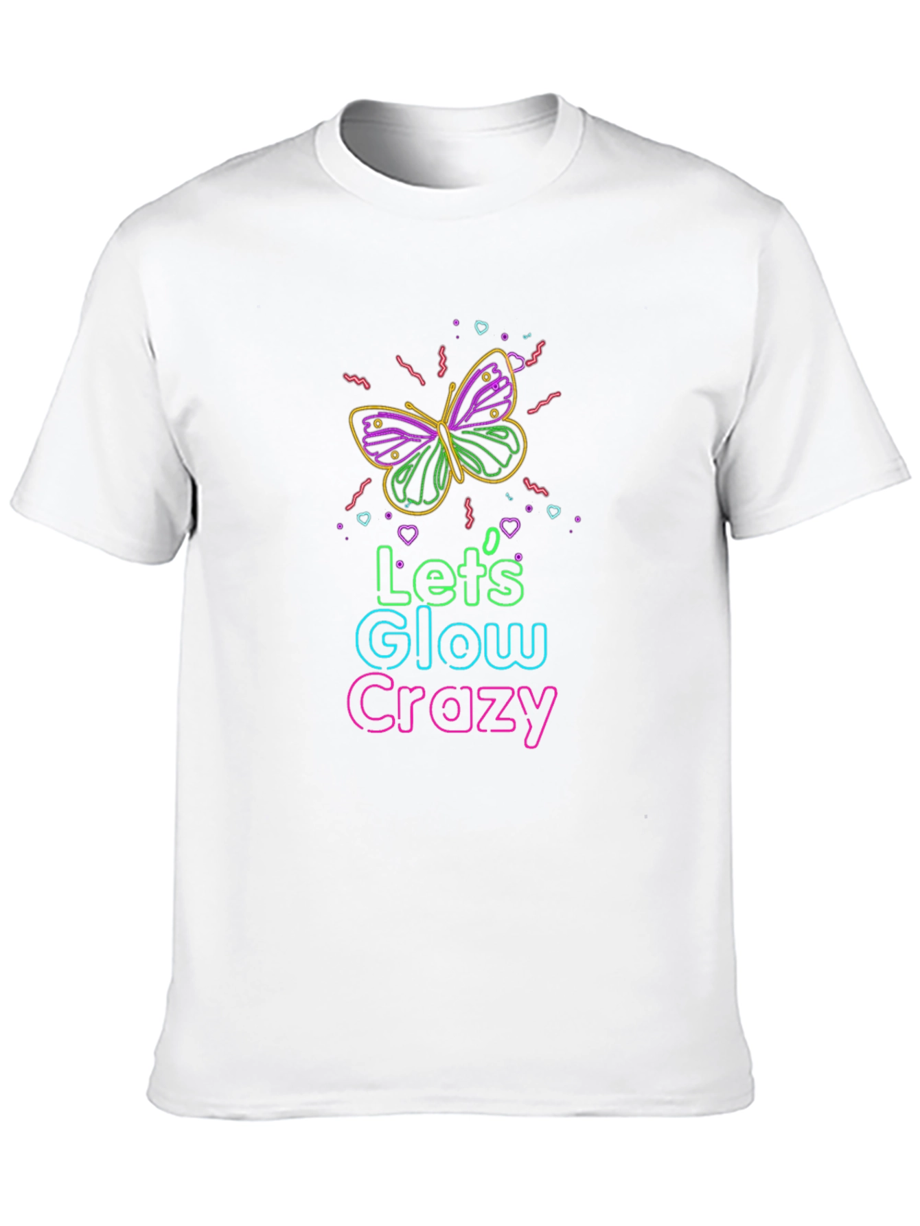Lets Glow Crazy Graphic Tee