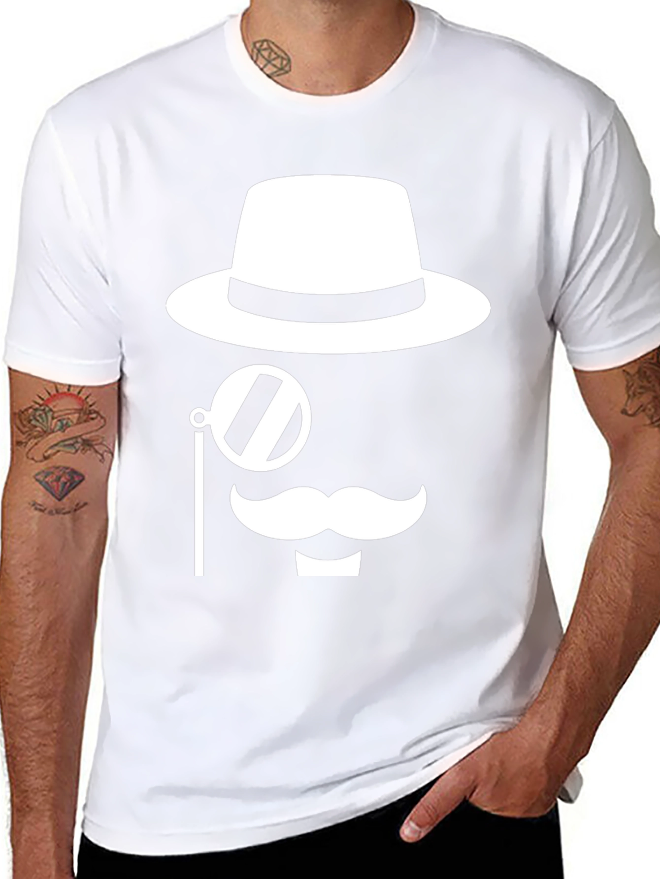 Gentleman Graphic Tee - Classic Style